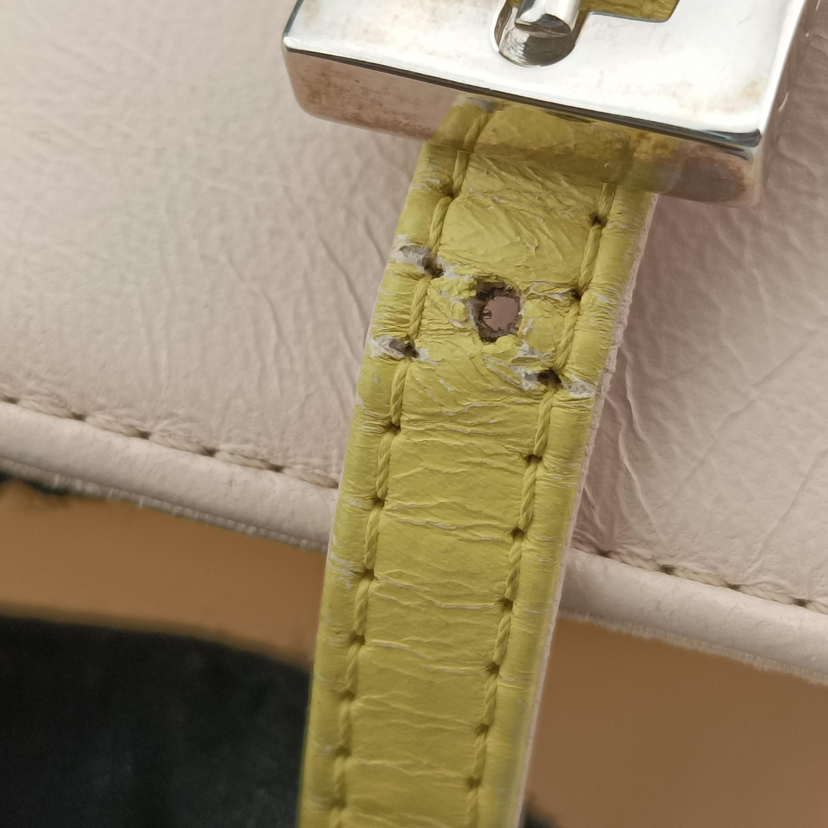 Anna Selleria Beige x Yellow Leather 26790 2394/26790/018アンナセレリア ベージュ×イエロー レザー 26790 2394/26790/018