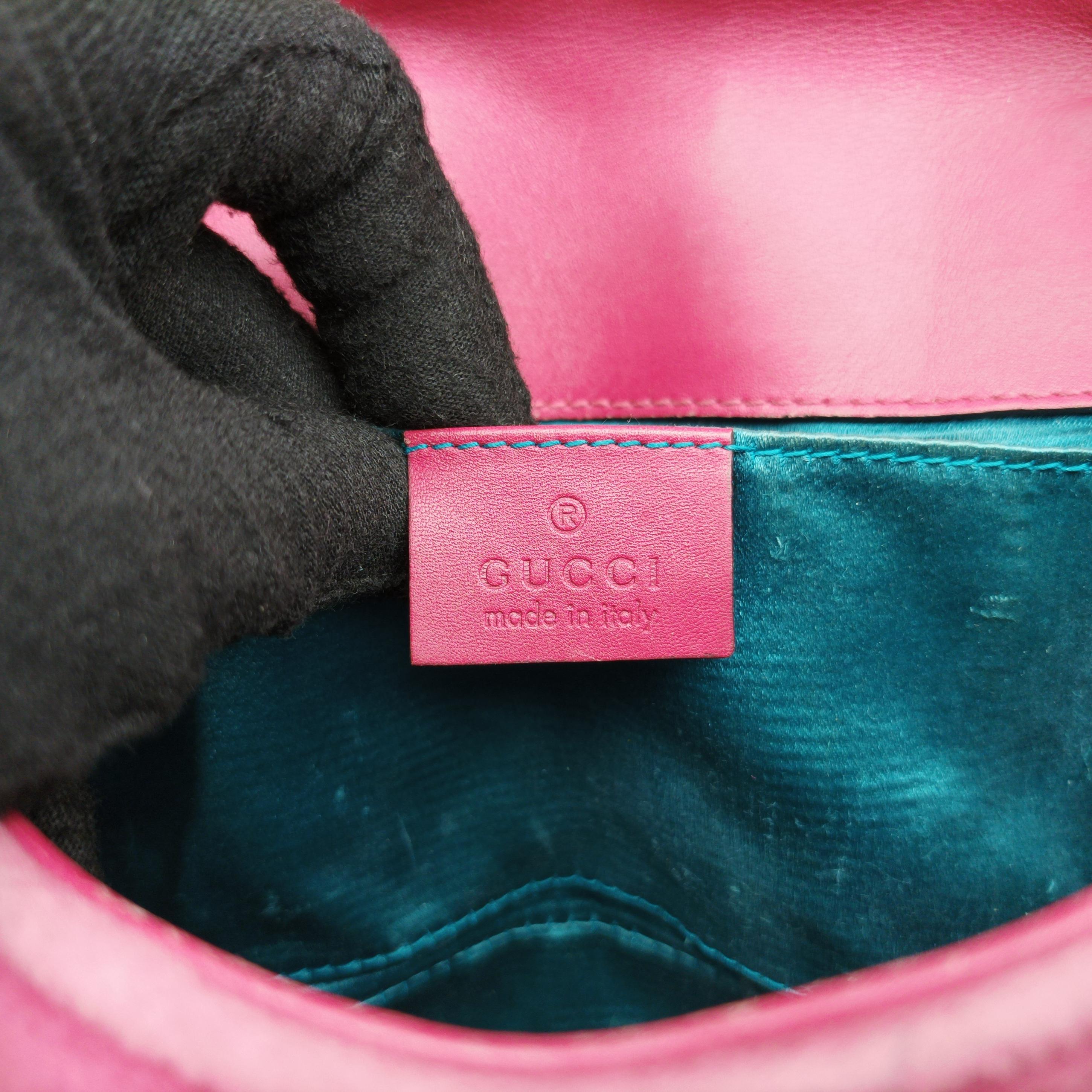 GG Marmont Pink velour 446744 A022312611GGマーモント ピンク ベロア 446744 A022312611