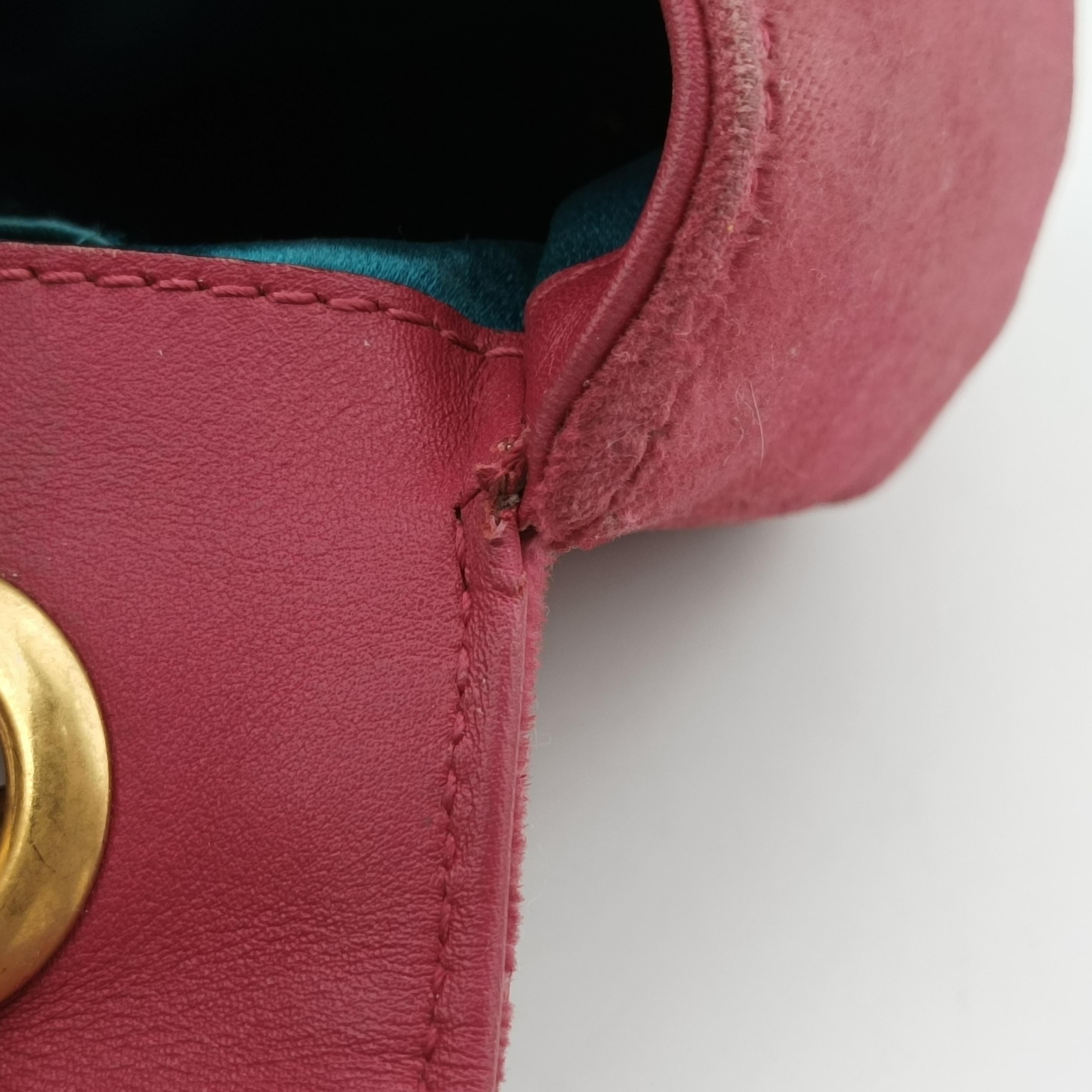 GG Marmont Pink velour 446744 A022312611GGマーモント ピンク ベロア 446744 A022312611