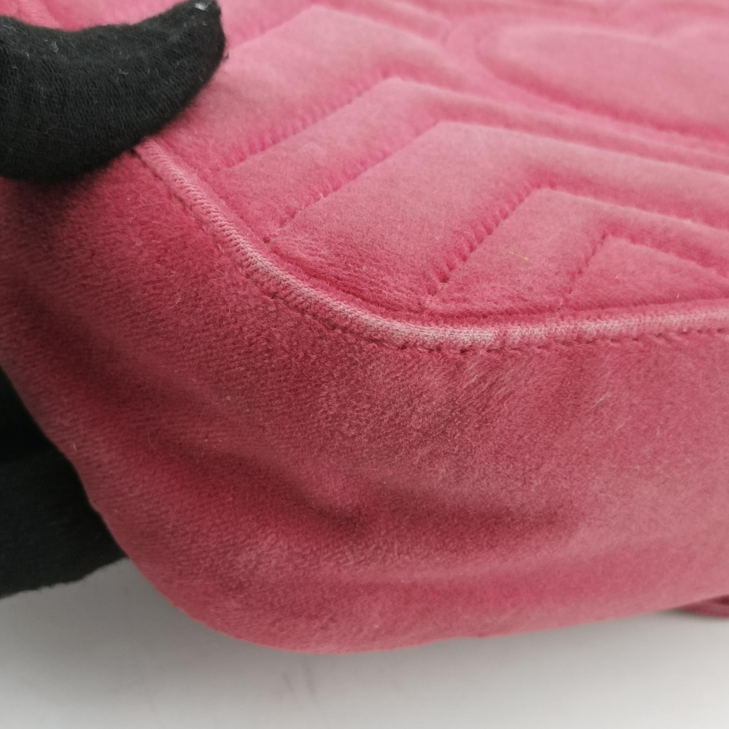 GG Marmont Pink velour 446744 A022312611GGマーモント ピンク ベロア 446744 A022312611