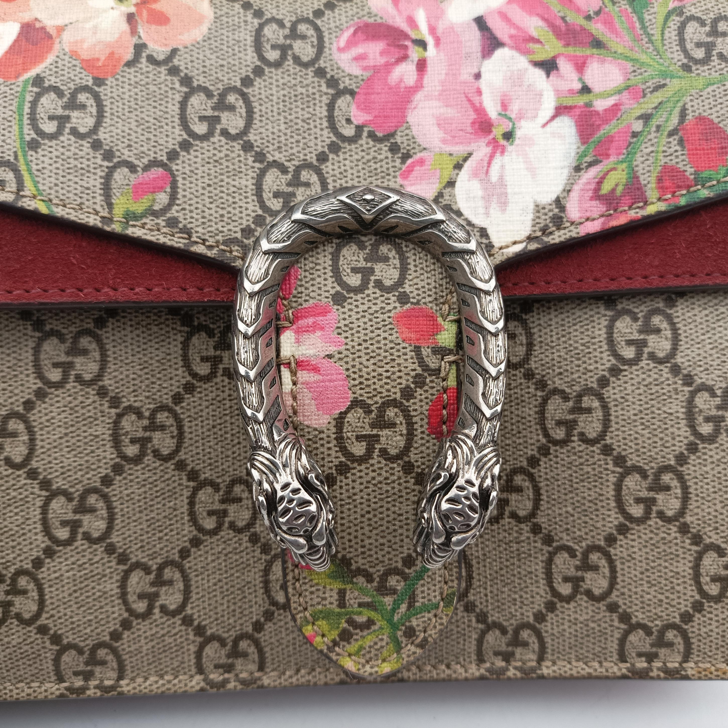 Dionysus beige×red×multicolor PVC coated canvas 421970 G025238917ディオニュソス ベージュ×レッド×マルチカラー PVCコーティングキャンバス 421970 G025238917