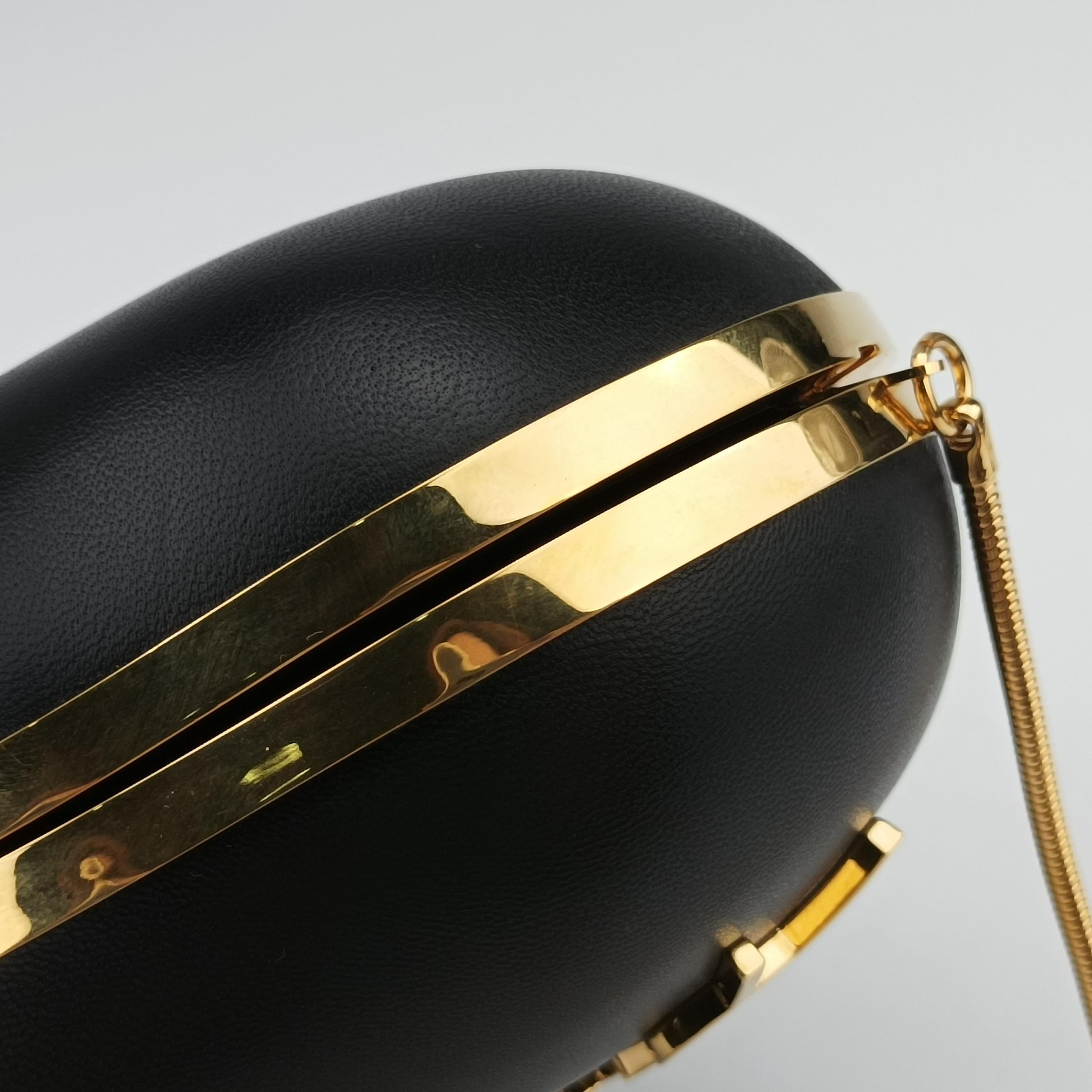 Love box heart Black Leather 466212 BCI466212.0918ラブボックス ハート型 ブラック レザー 466212 BCI466212.0918