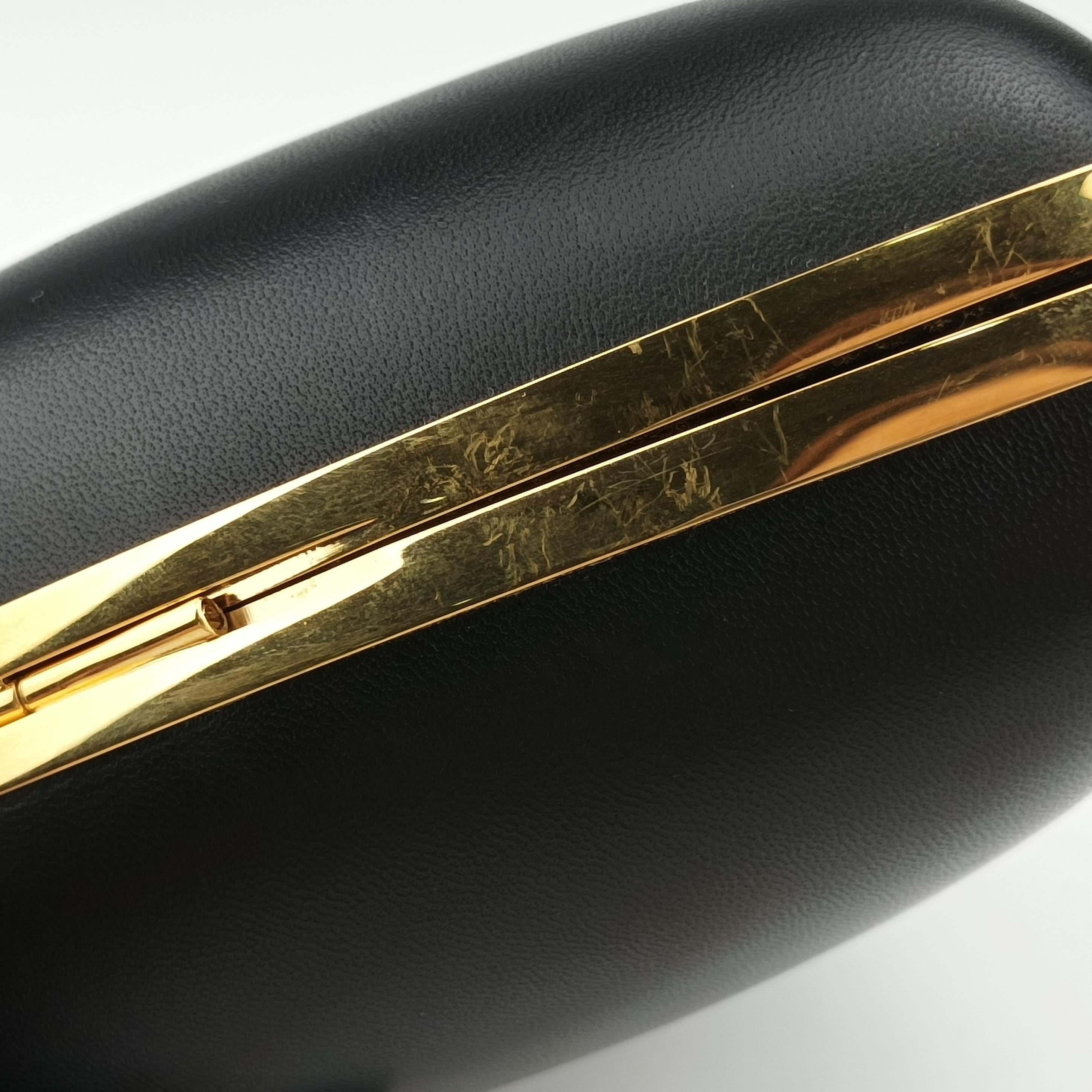 Love box heart Black Leather 466212 BCI466212.0918ラブボックス ハート型 ブラック レザー 466212 BCI466212.0918