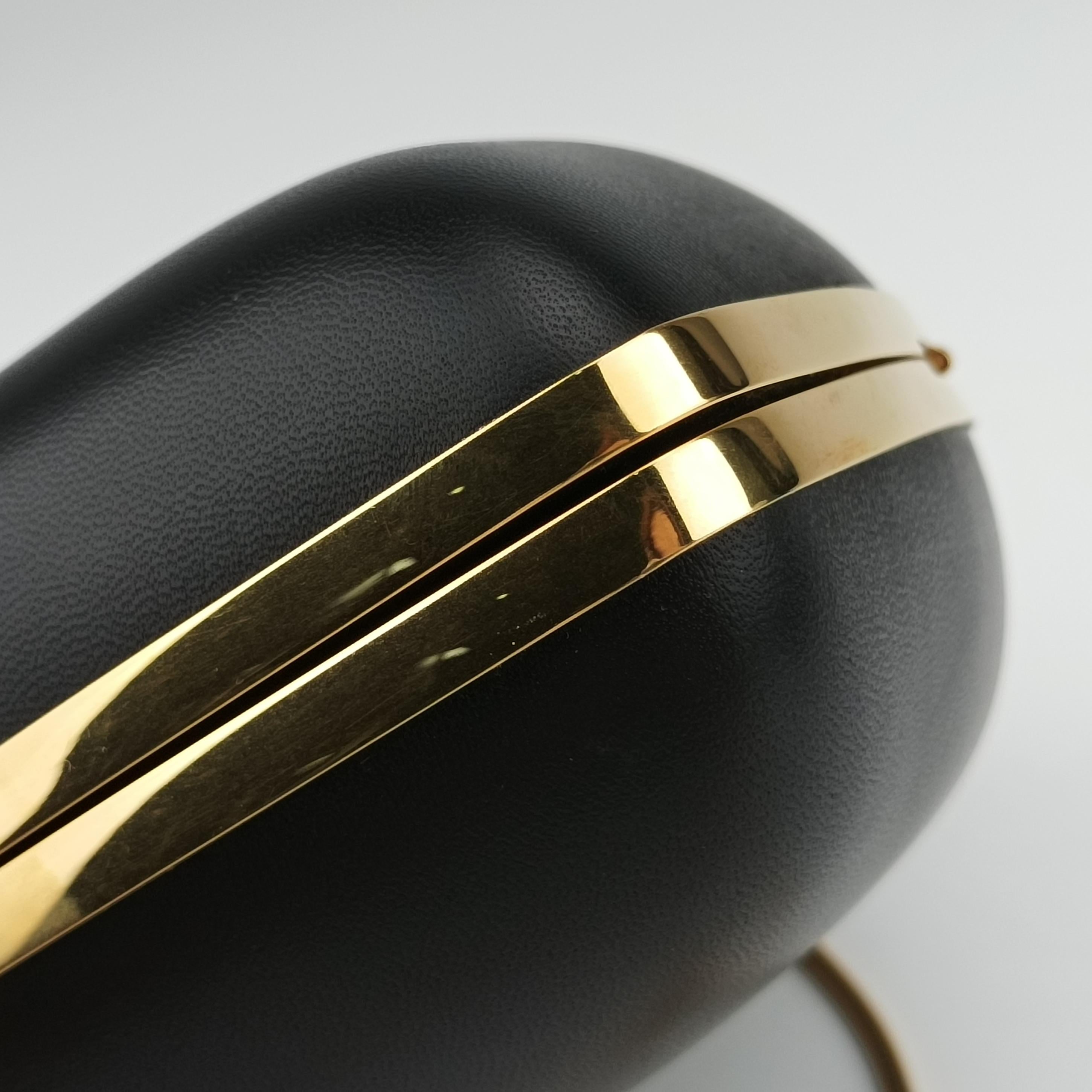 Love box heart Black Leather 466212 BCI466212.0918ラブボックス ハート型 ブラック レザー 466212 BCI466212.0918