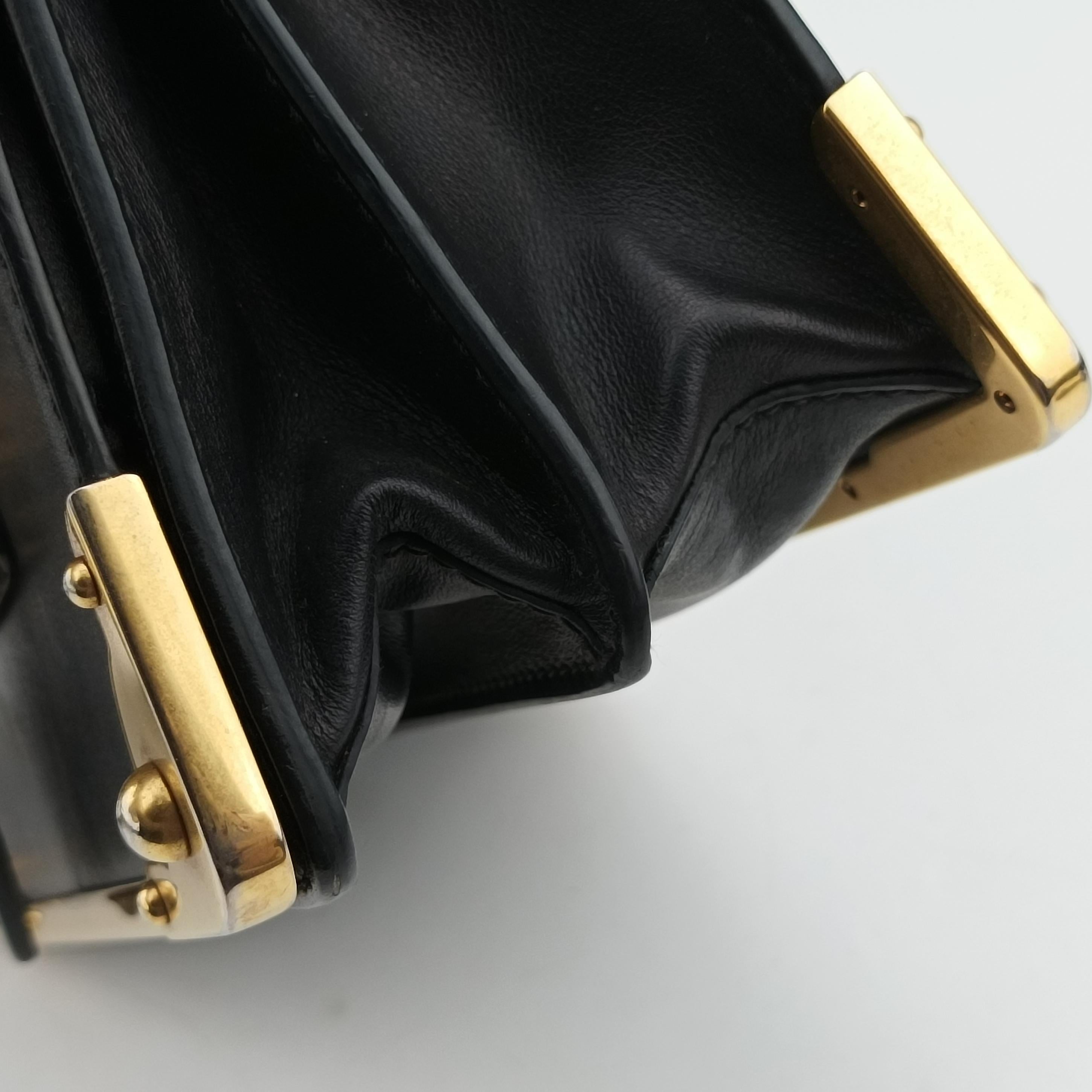 Cahier Black Leather 25カイエ ブラック レザー 25