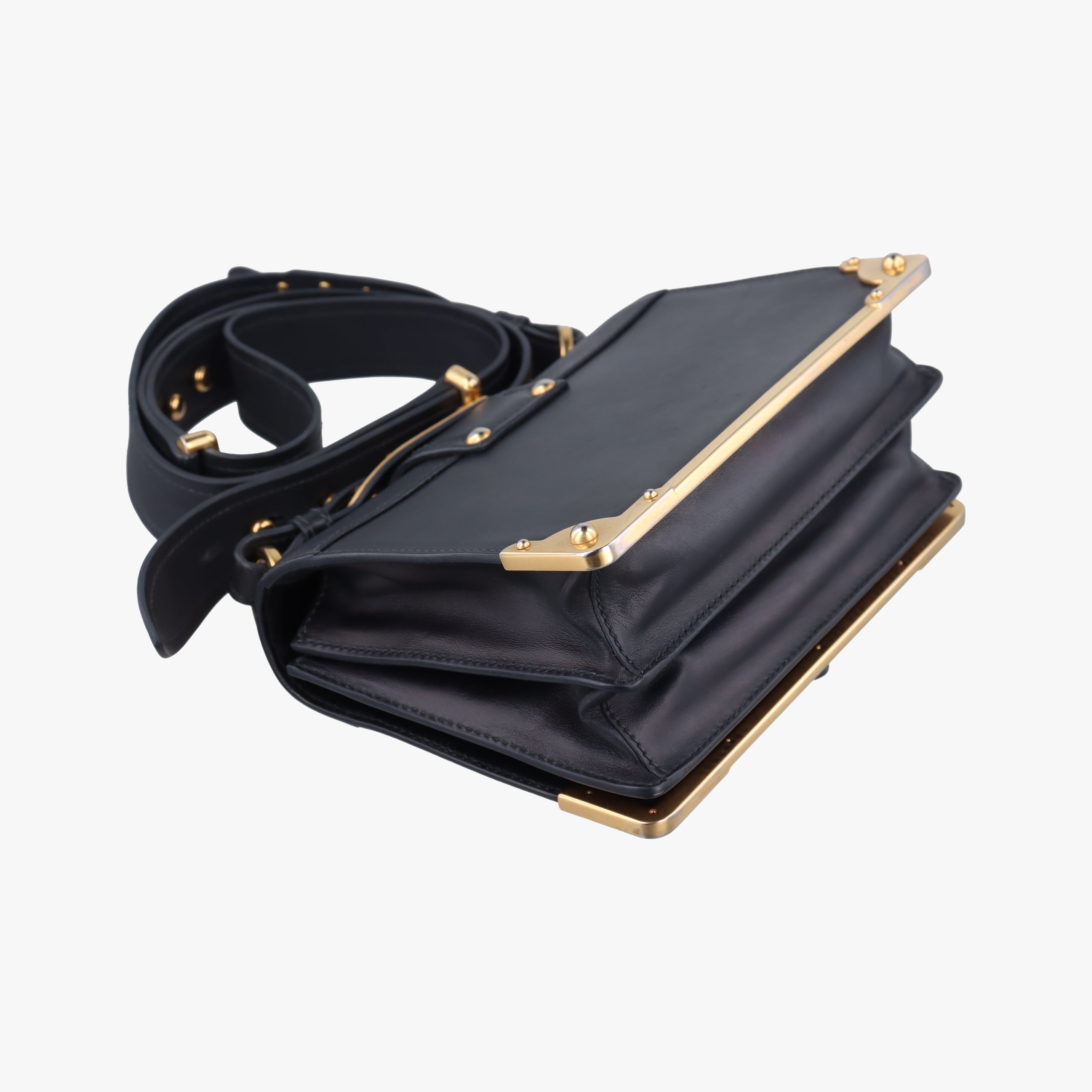 Cahier Black Leather 25カイエ ブラック レザー 25