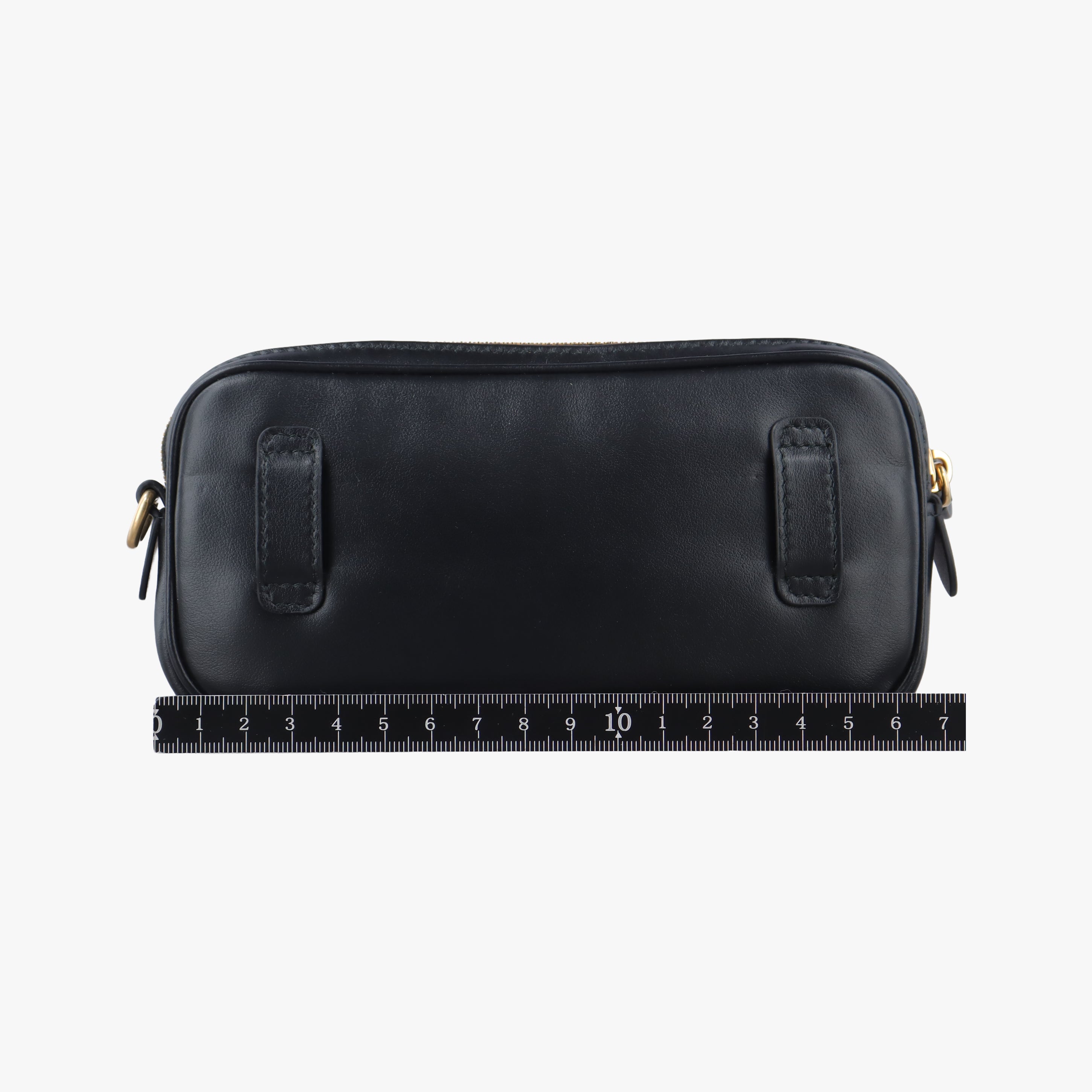 logo Black leather 58ロゴ ブラック レザー 58