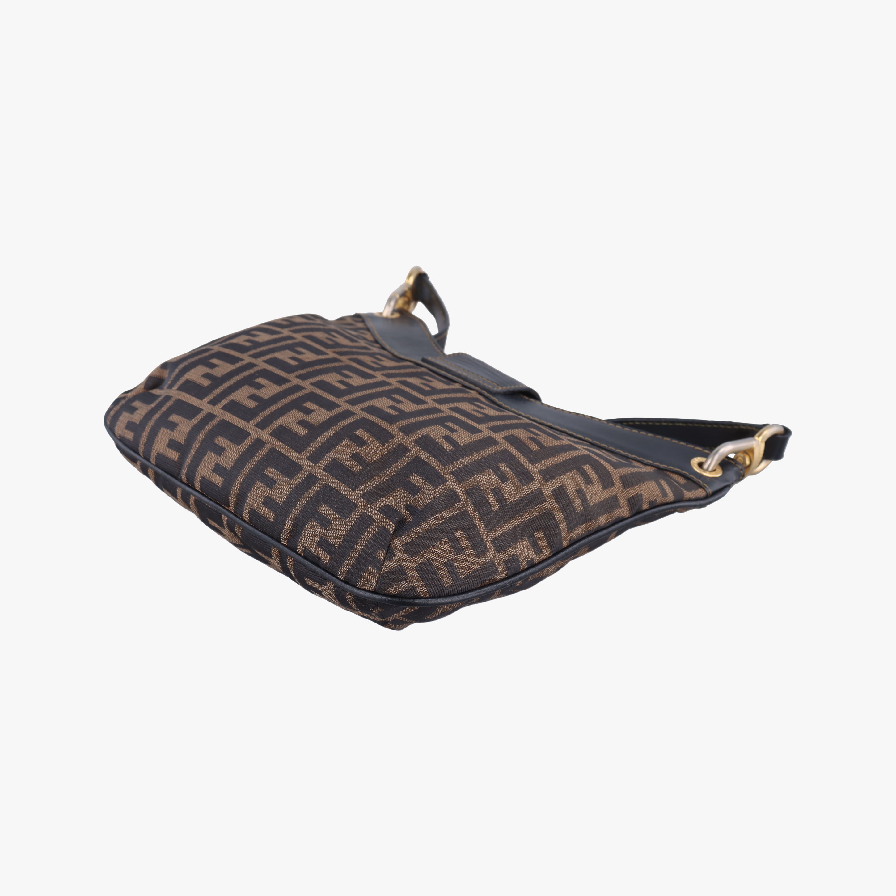 Zucca pattern Mamma Bucket Brown canvas x leather 15081 4 15081/0 8ズッカ柄 マンマバケット ブラウン キャンバス×レザー 15081 4 15081/0 8