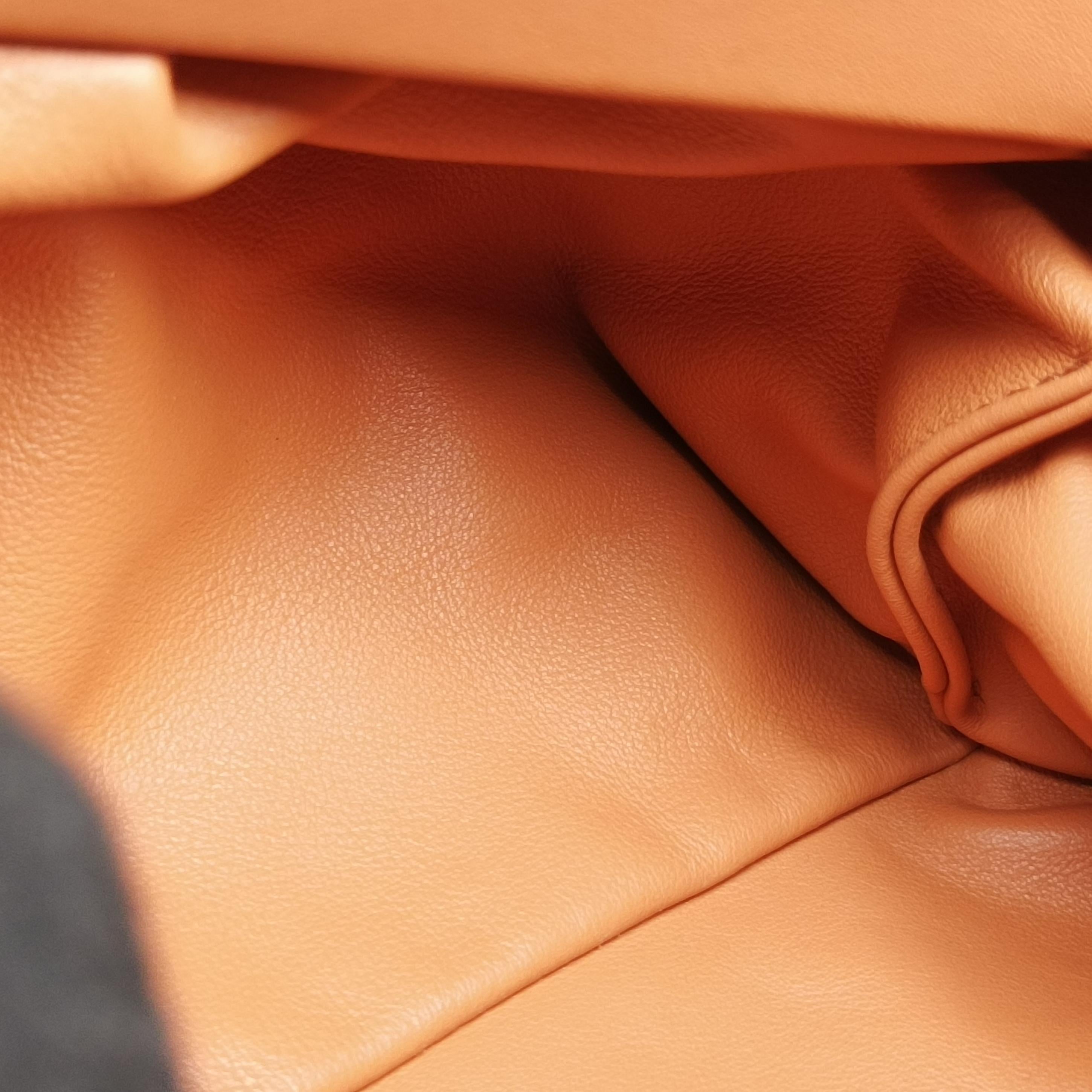 THE Chain Pouch Brown lambskin B09072901Jザ チェーン ポーチ ブラウン系 ラムスキン B09072901J