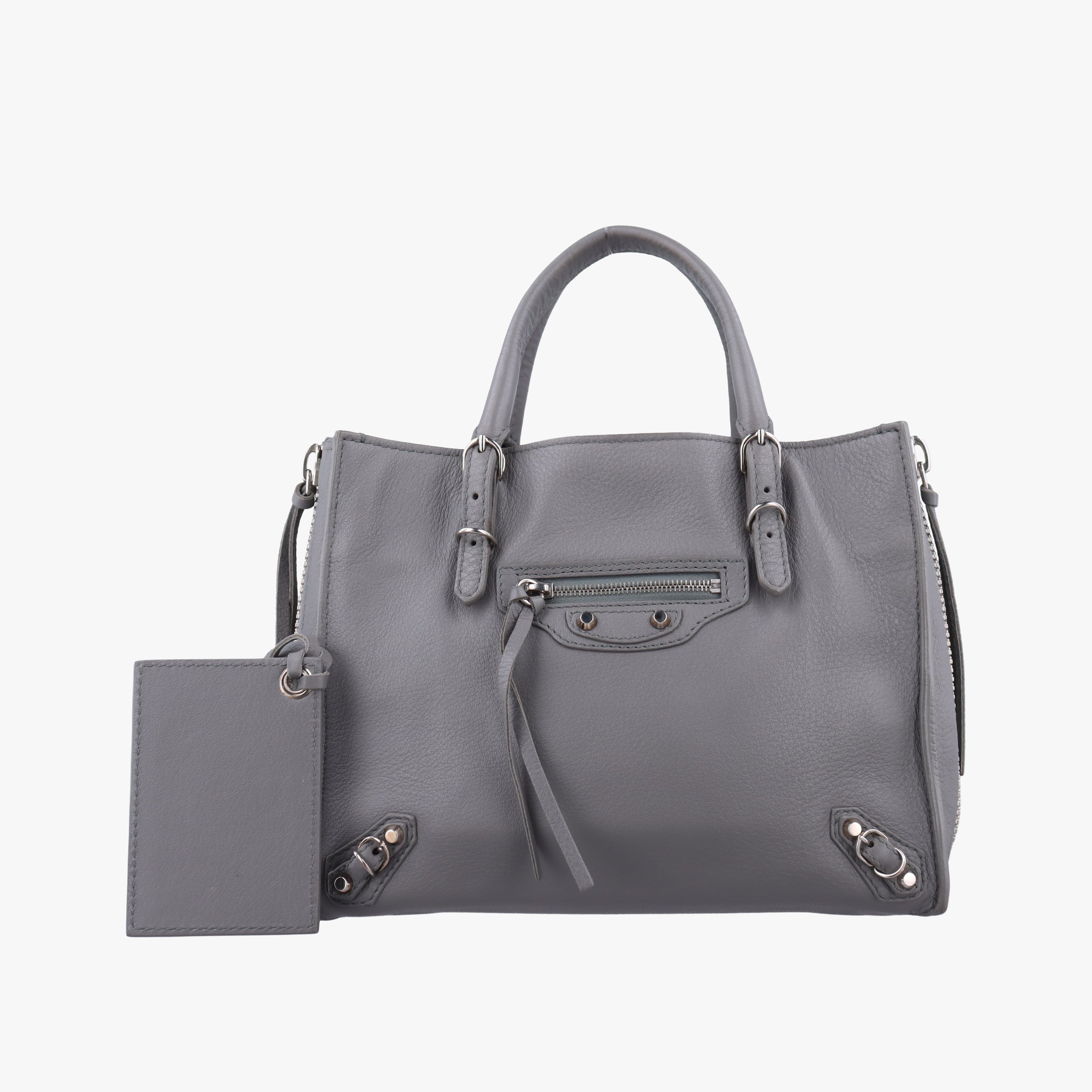 Paper A6 Zip Around Grey Leather 357333.1320.C.002123ペーパー A6 ジップアラウンド グレー レザー 357333.1320.C.002123