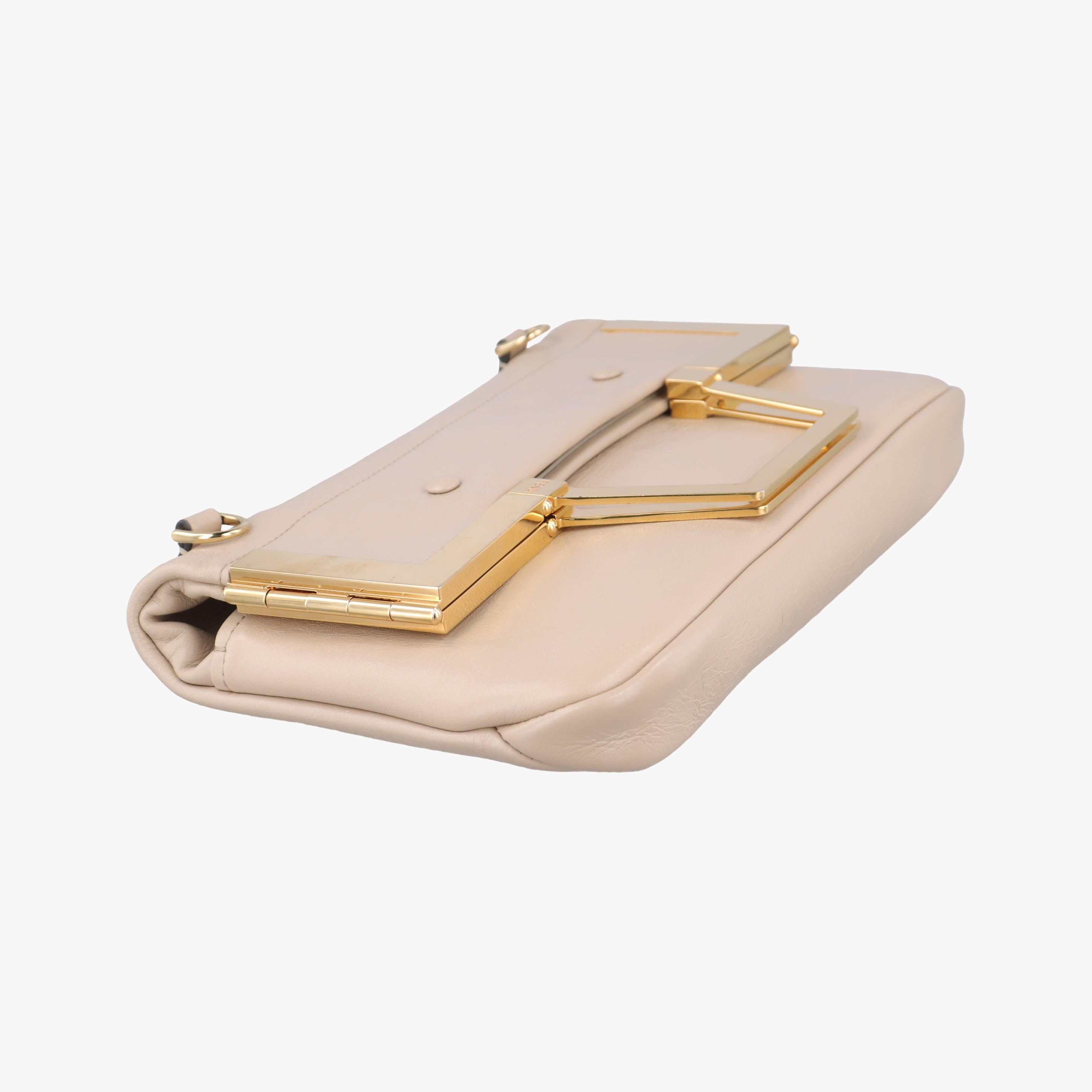 flap Beige Leather 8BH364 8BH364-A86T-199-12085フラップ ベージュ レザー 8BH364 8BH364-A86T-199-12085