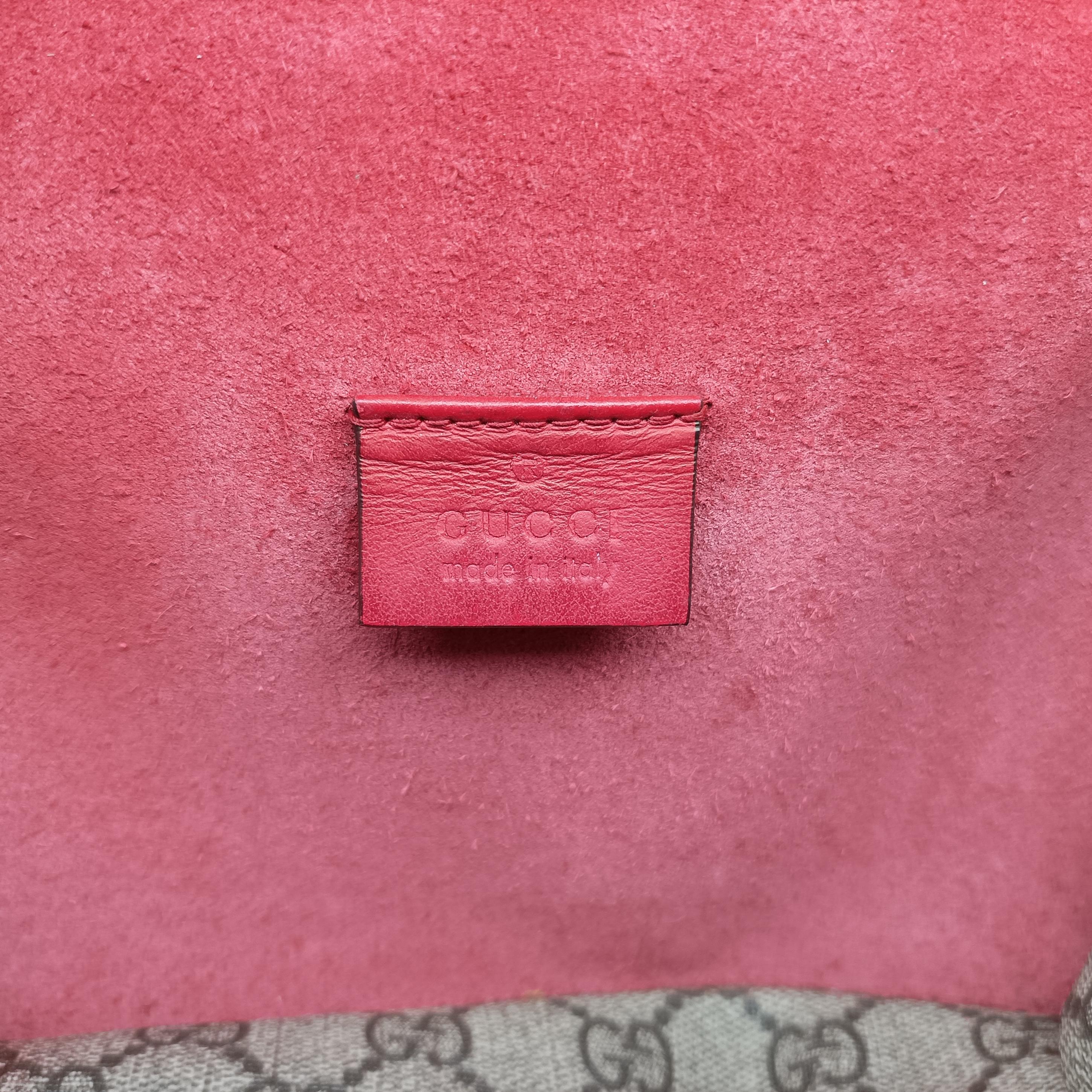 Dionysus beige×red PVC coated canvas 421970 H029605464ディオニュソス ベージュ×レッド PVCコーティングキャンバス 421970 H029605464