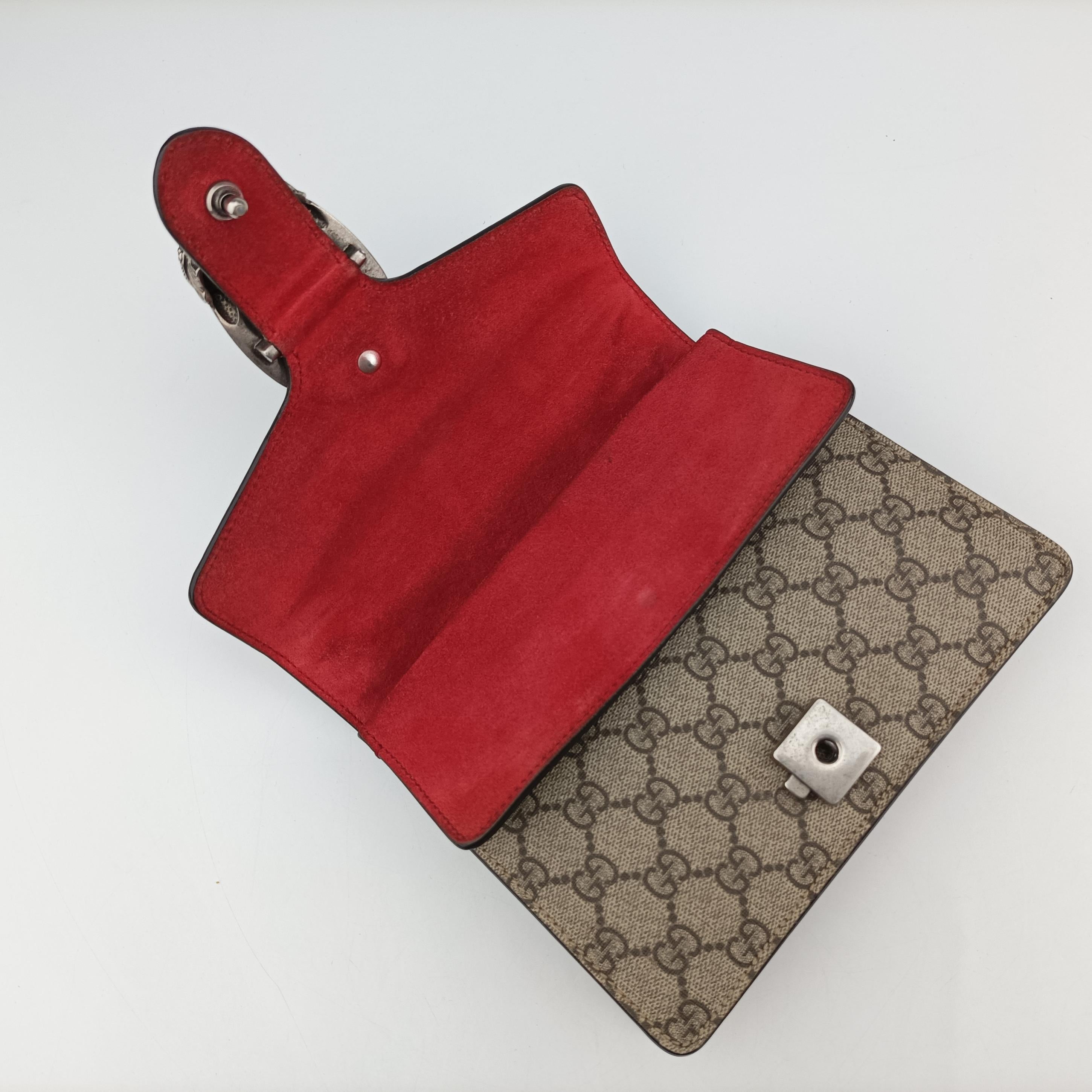 Dionysus beige×red PVC coated canvas 421970 H029605464ディオニュソス ベージュ×レッド PVCコーティングキャンバス 421970 H029605464