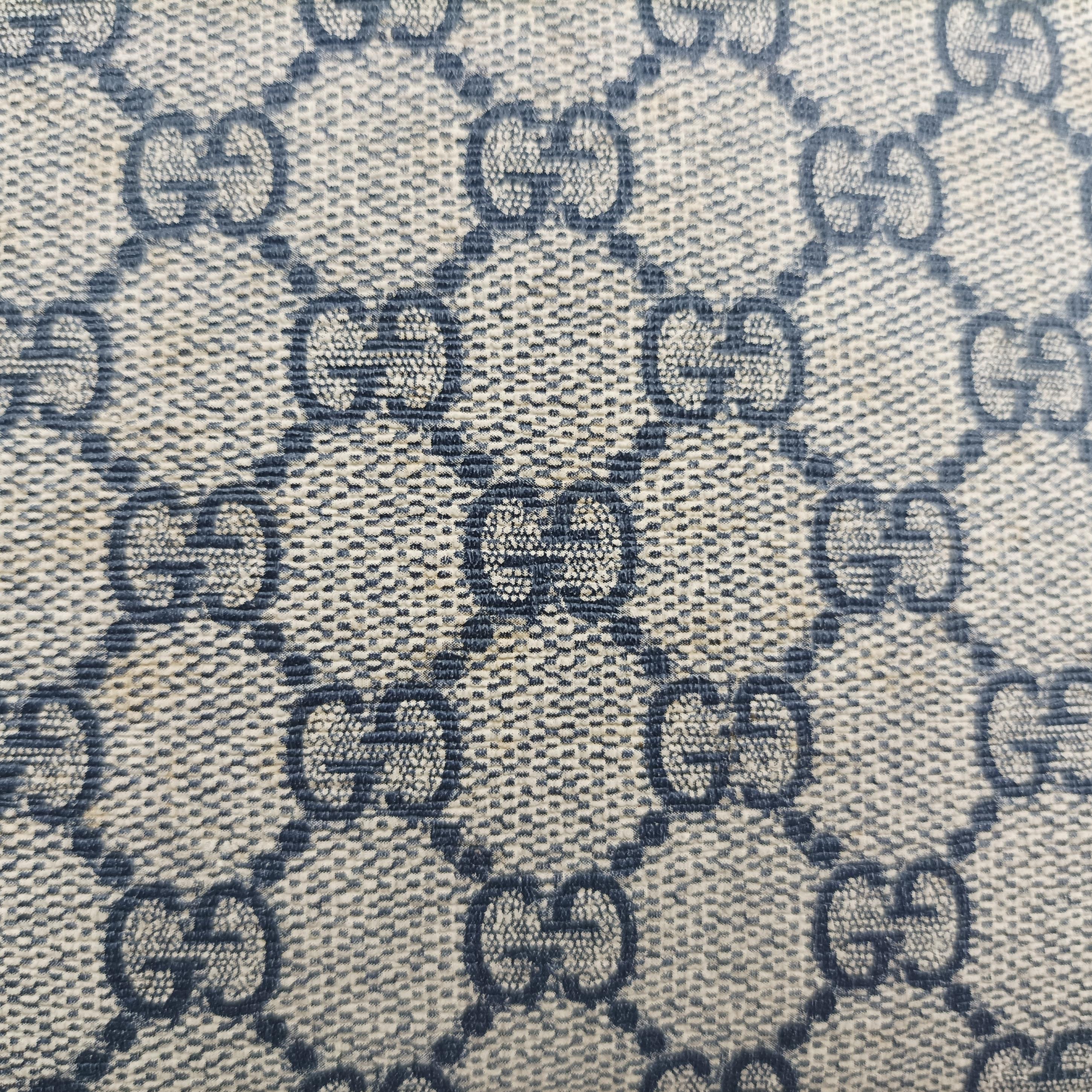 GG SUPREME beige×red×Navy PVC coated canvas 409534 E020634177GGスプリーム ベージュ×レッド×ネイビー PVCコーティングキャンバス 409534 E020634177