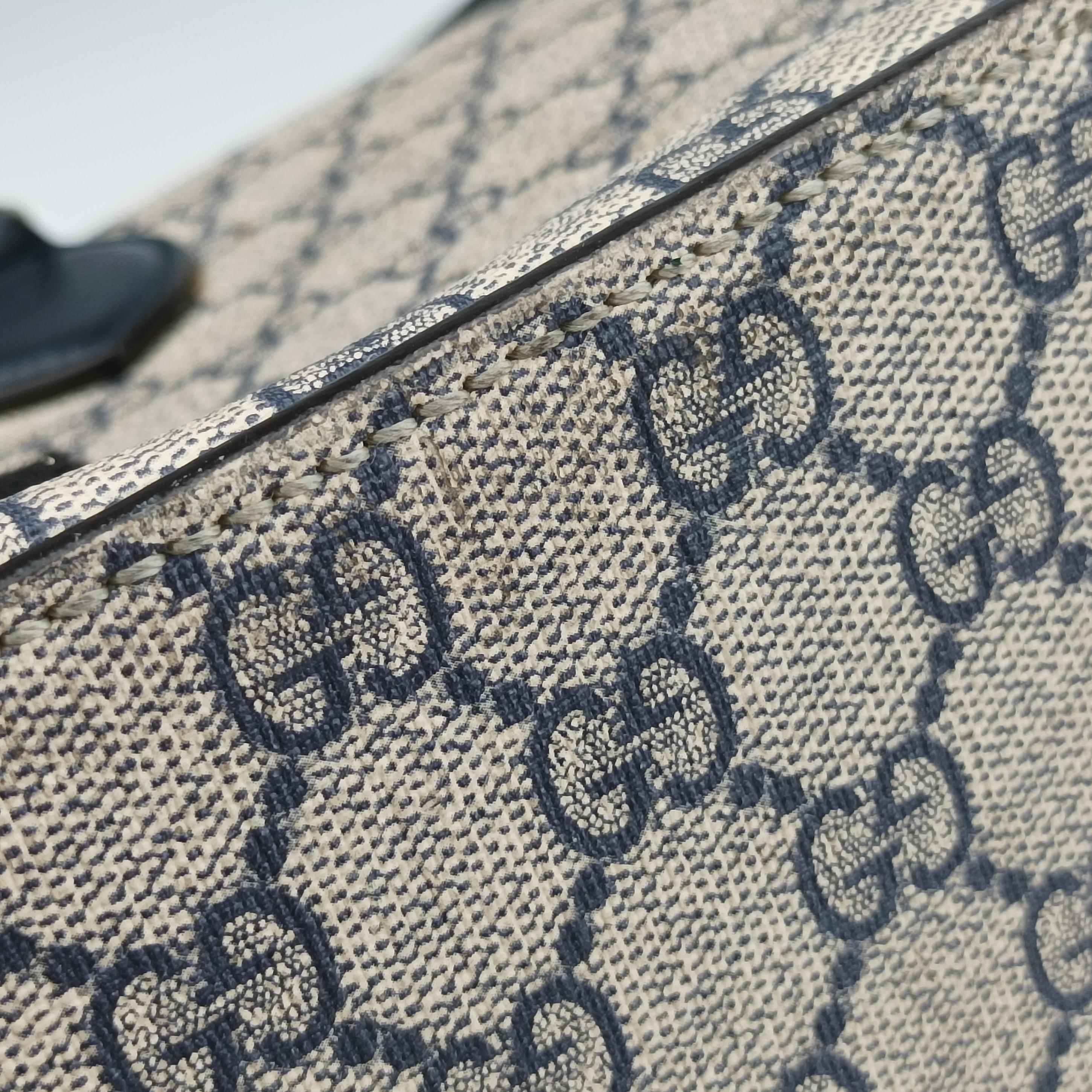 GG SUPREME beige×red×Navy PVC coated canvas 409534 E020634177GGスプリーム ベージュ×レッド×ネイビー PVCコーティングキャンバス 409534 E020634177