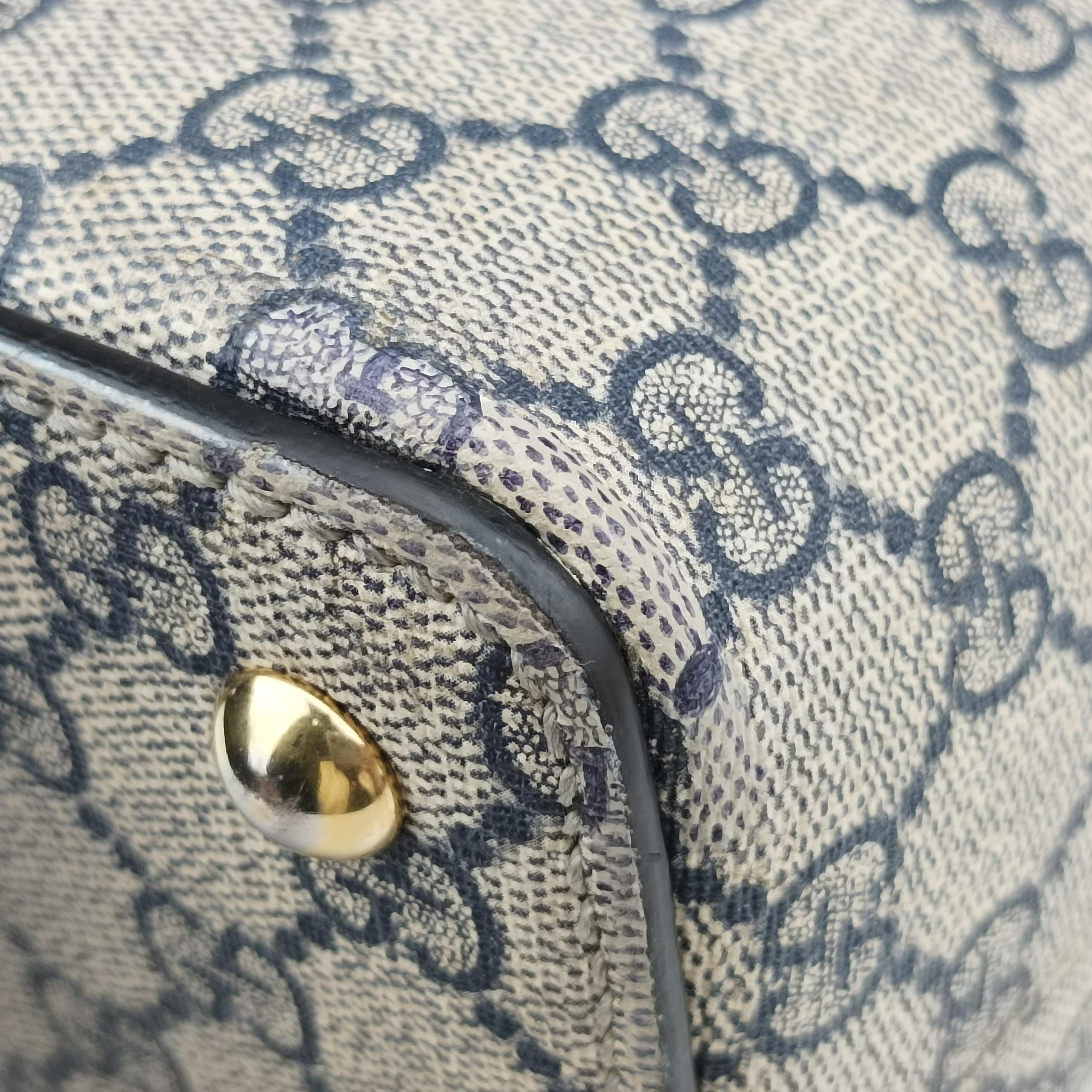 GG SUPREME beige×red×Navy PVC coated canvas 409534 E020634177GGスプリーム ベージュ×レッド×ネイビー PVCコーティングキャンバス 409534 E020634177