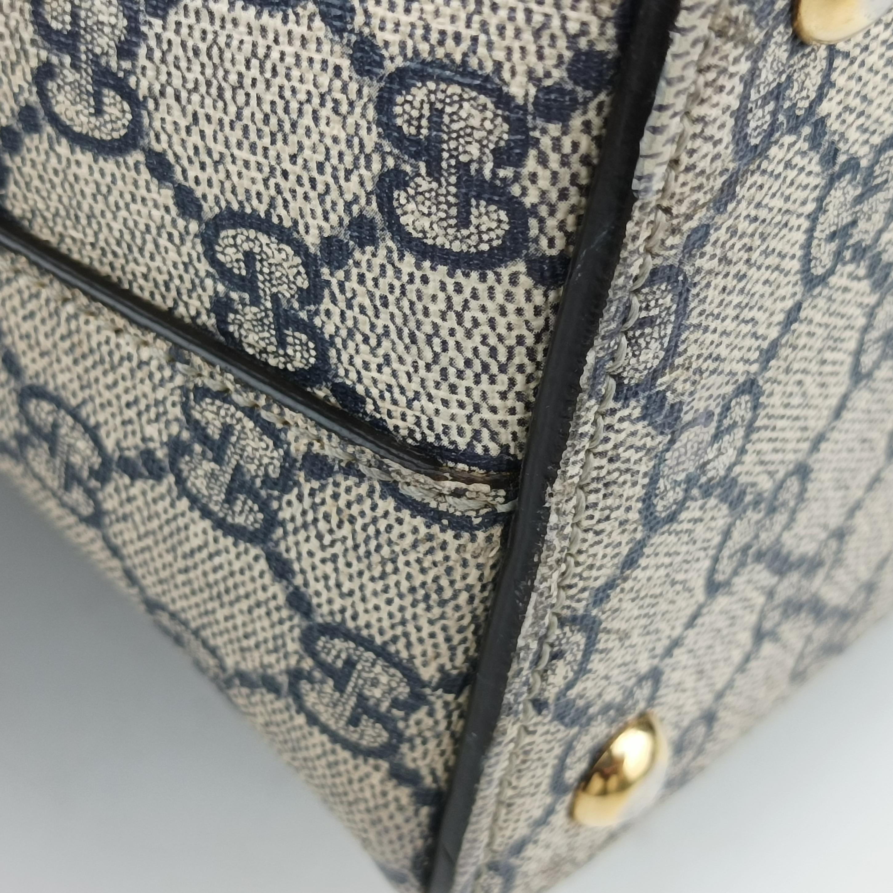 GG SUPREME beige×red×Navy PVC coated canvas 409534 E020634177GGスプリーム ベージュ×レッド×ネイビー PVCコーティングキャンバス 409534 E020634177