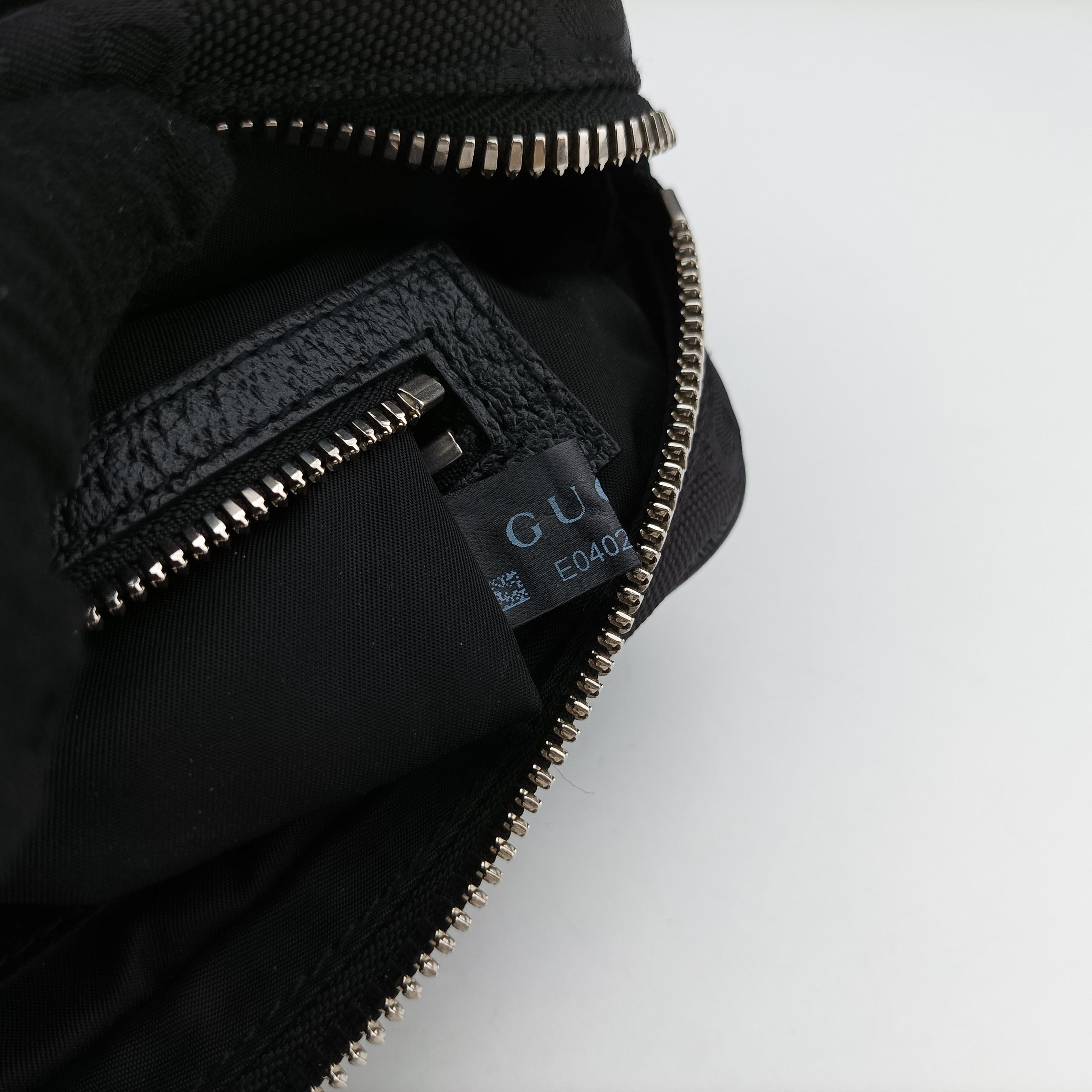 Gucci Off the Grid Belt Bag Black canvas x leather 631341 E040280156グッチ オフ ザ グリッド ベルトバッグ ブラック キャンバス×レザー 631341 E040280156