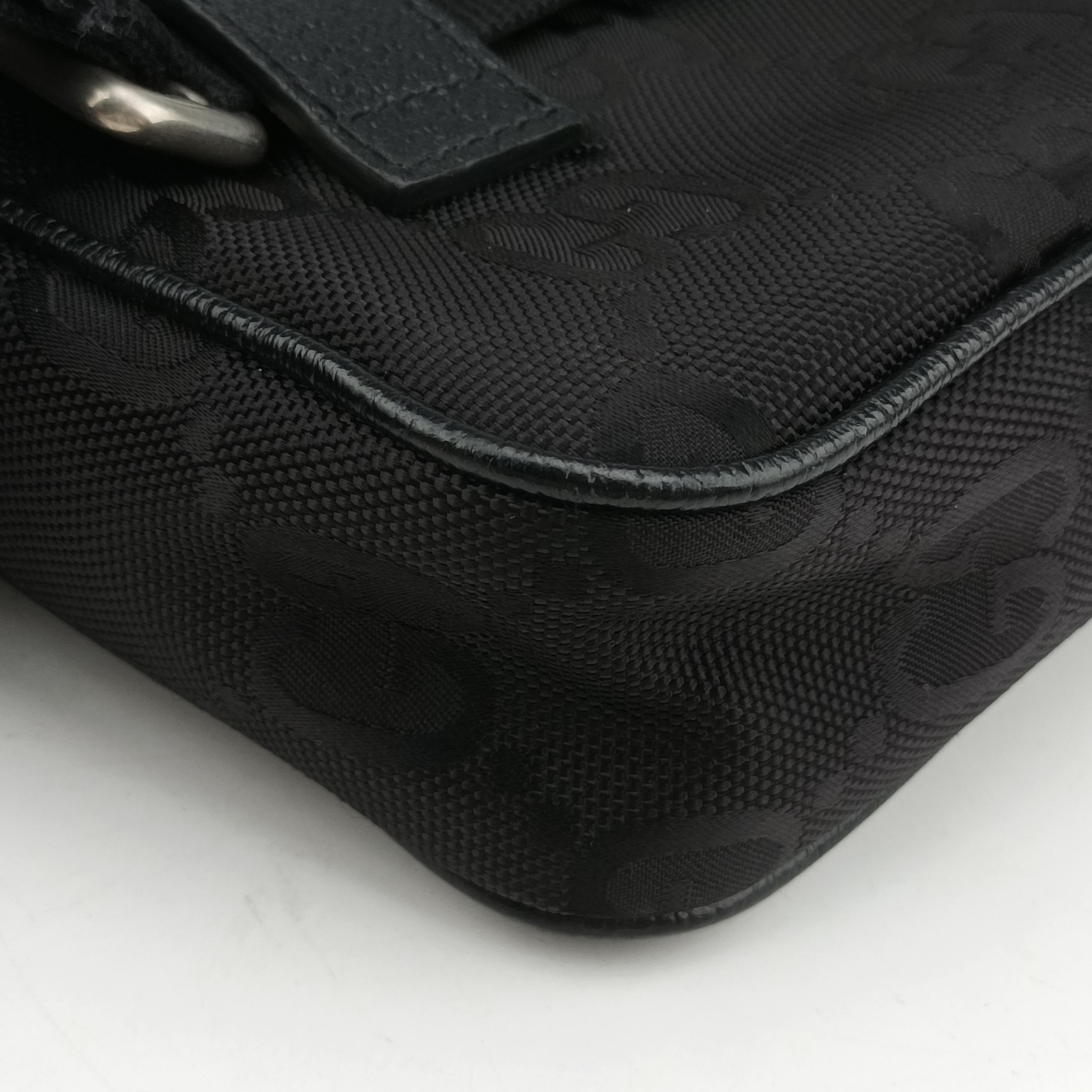 Gucci Off the Grid Belt Bag Black canvas x leather 631341 E040280156グッチ オフ ザ グリッド ベルトバッグ ブラック キャンバス×レザー 631341 E040280156