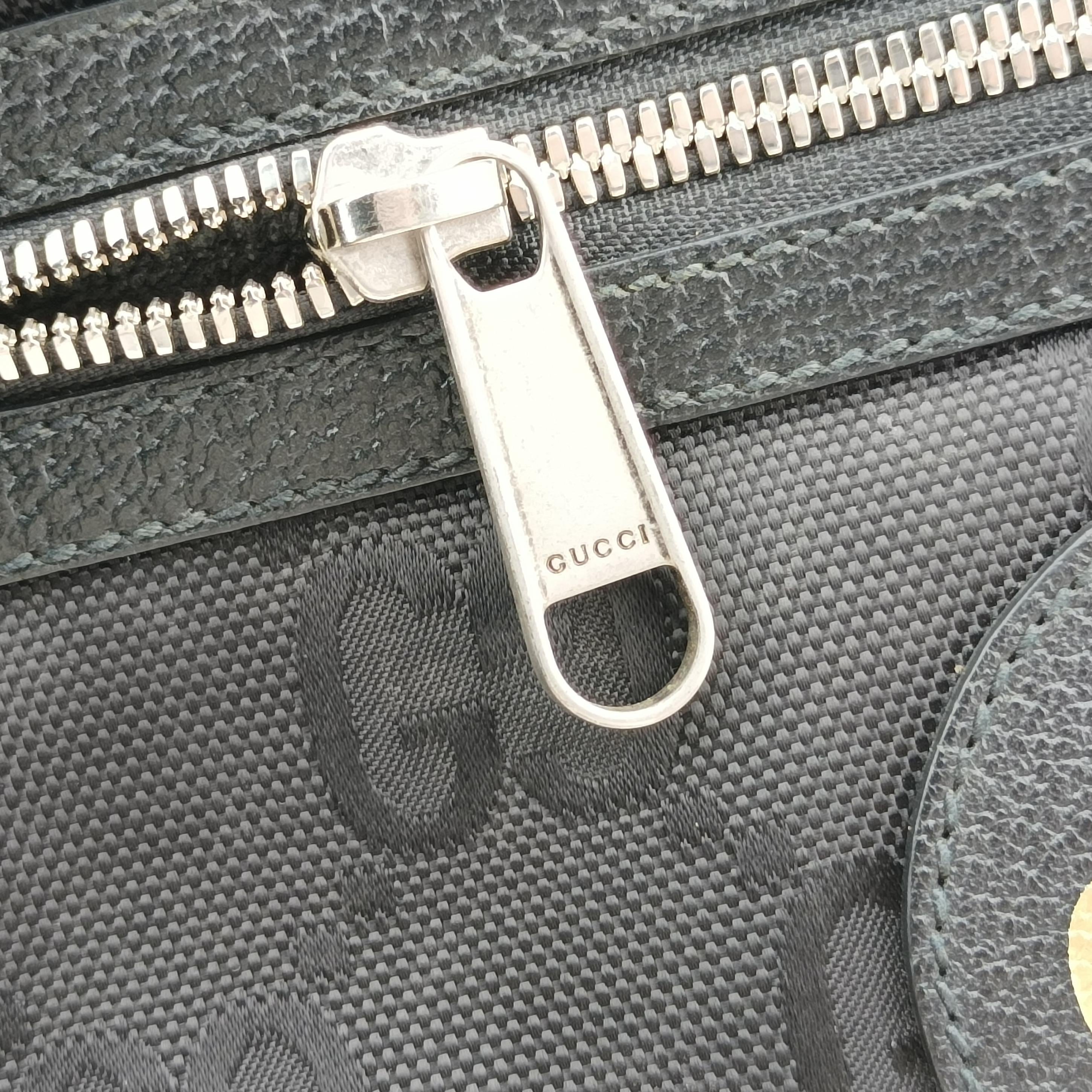 Gucci Off the Grid Belt Bag Black canvas x leather 631341 E040280156グッチ オフ ザ グリッド ベルトバッグ ブラック キャンバス×レザー 631341 E040280156