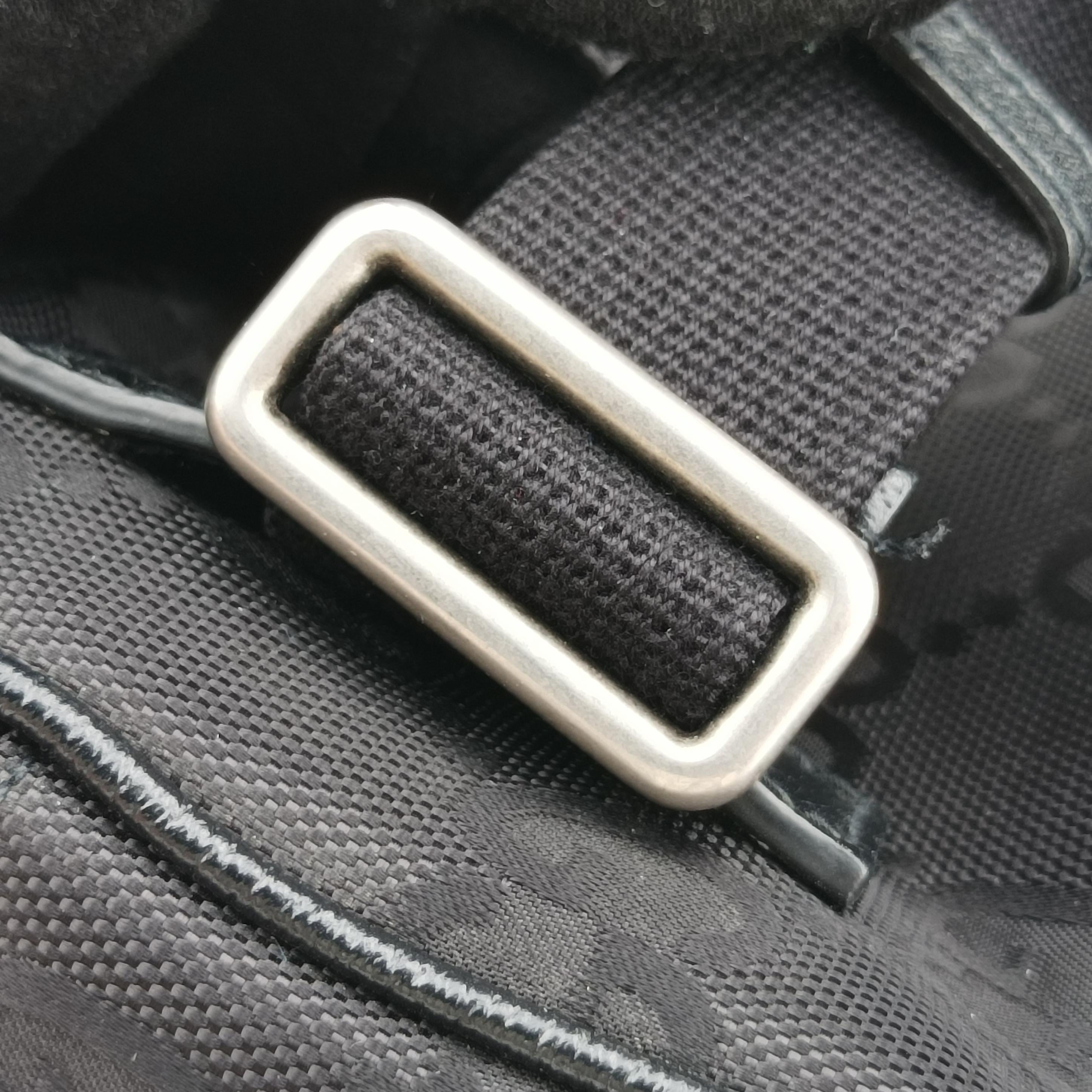 Gucci Off the Grid Belt Bag Black canvas x leather 631341 E040280156グッチ オフ ザ グリッド ベルトバッグ ブラック キャンバス×レザー 631341 E040280156