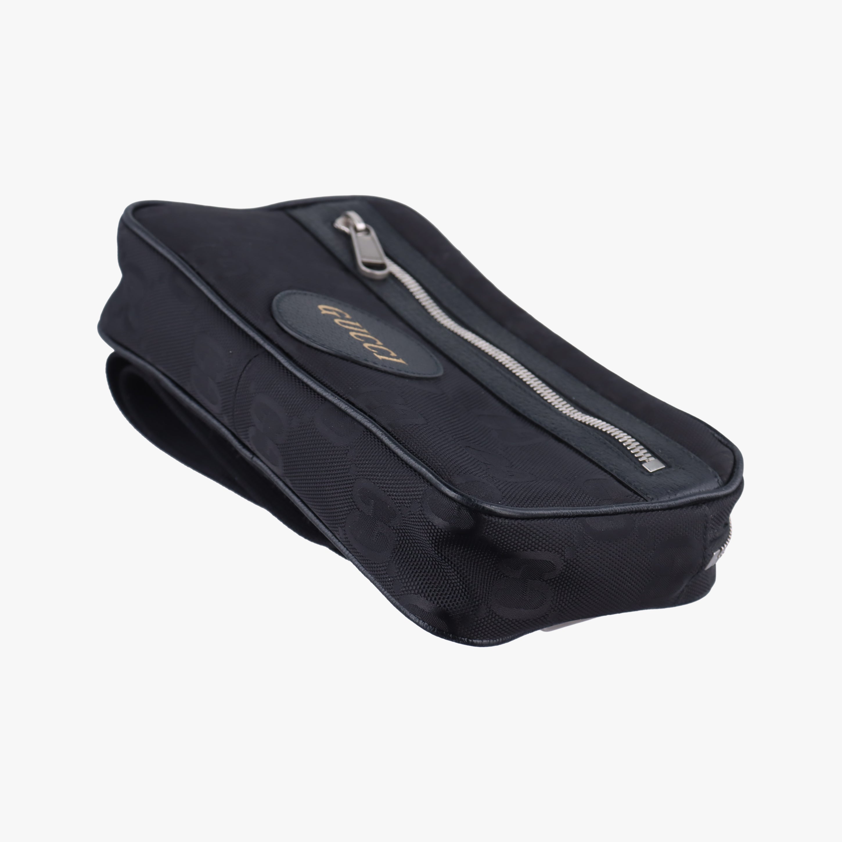 Gucci Off the Grid Belt Bag Black canvas x leather 631341 E040280156グッチ オフ ザ グリッド ベルトバッグ ブラック キャンバス×レザー 631341 E040280156