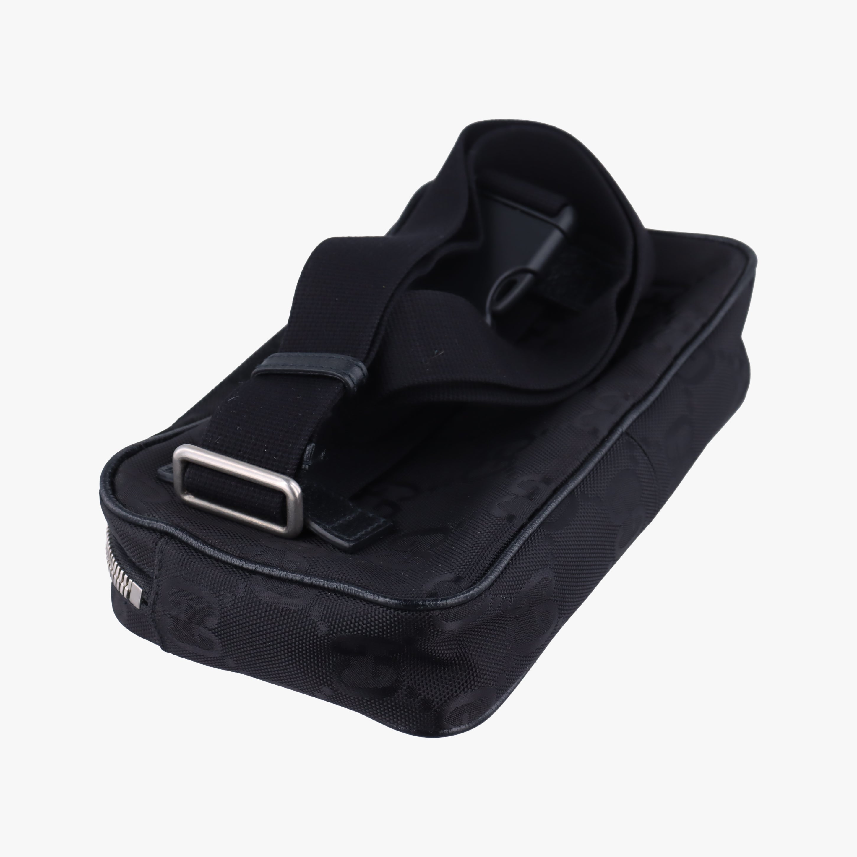 Gucci Off the Grid Belt Bag Black canvas x leather 631341 E040280156グッチ オフ ザ グリッド ベルトバッグ ブラック キャンバス×レザー 631341 E040280156