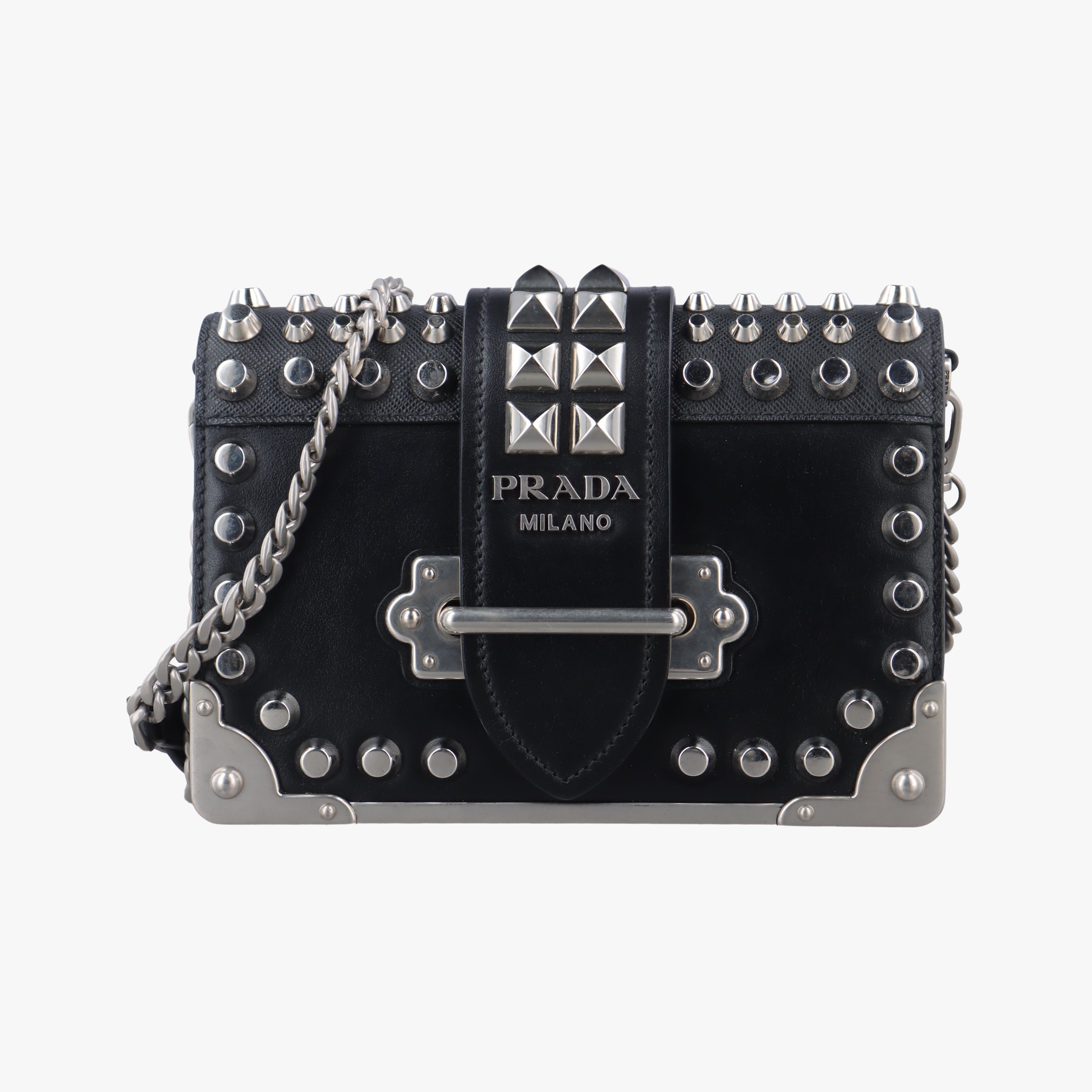 Cahier Black Leather 1BH018 25カイエ ブラック レザー 1BH018 25