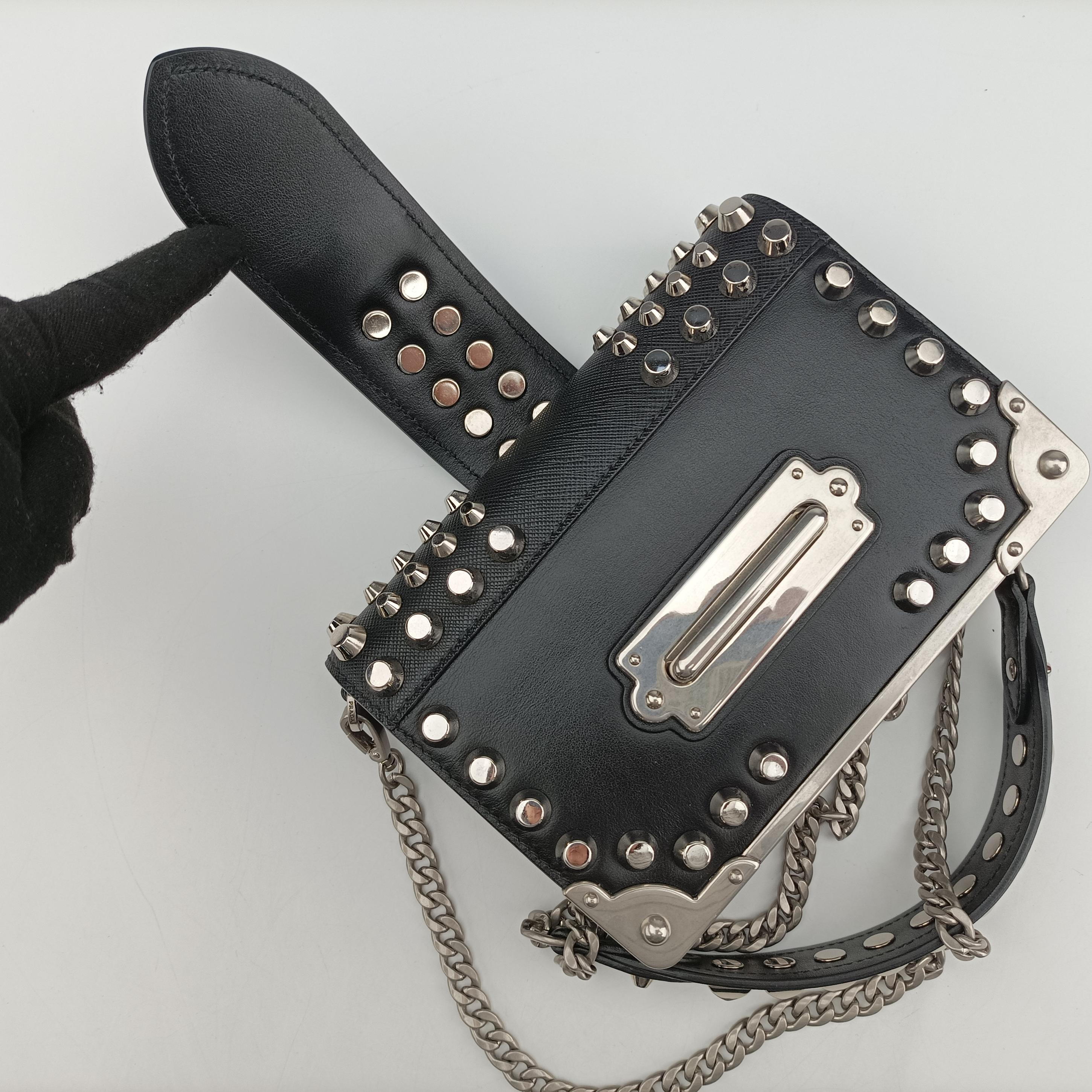 Cahier Black Leather 1BH018 25カイエ ブラック レザー 1BH018 25