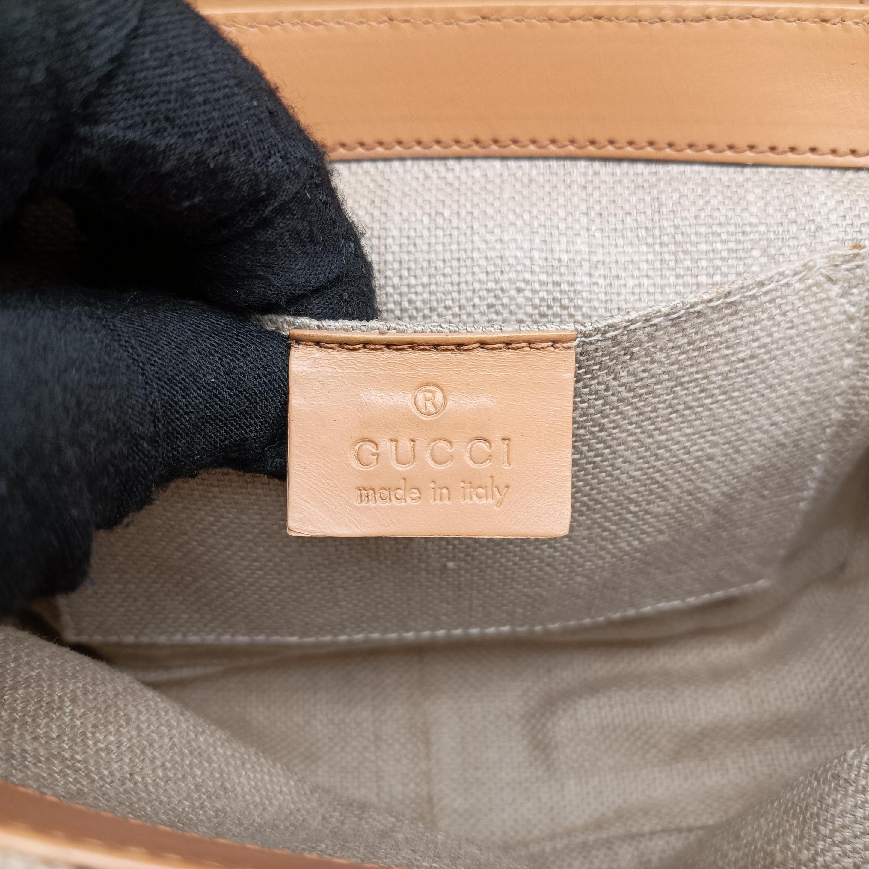 Bamboo Flora Multicolour canvas x leather 137368 バンブー フローラ マルチカラー キャンバス×レザー 137368