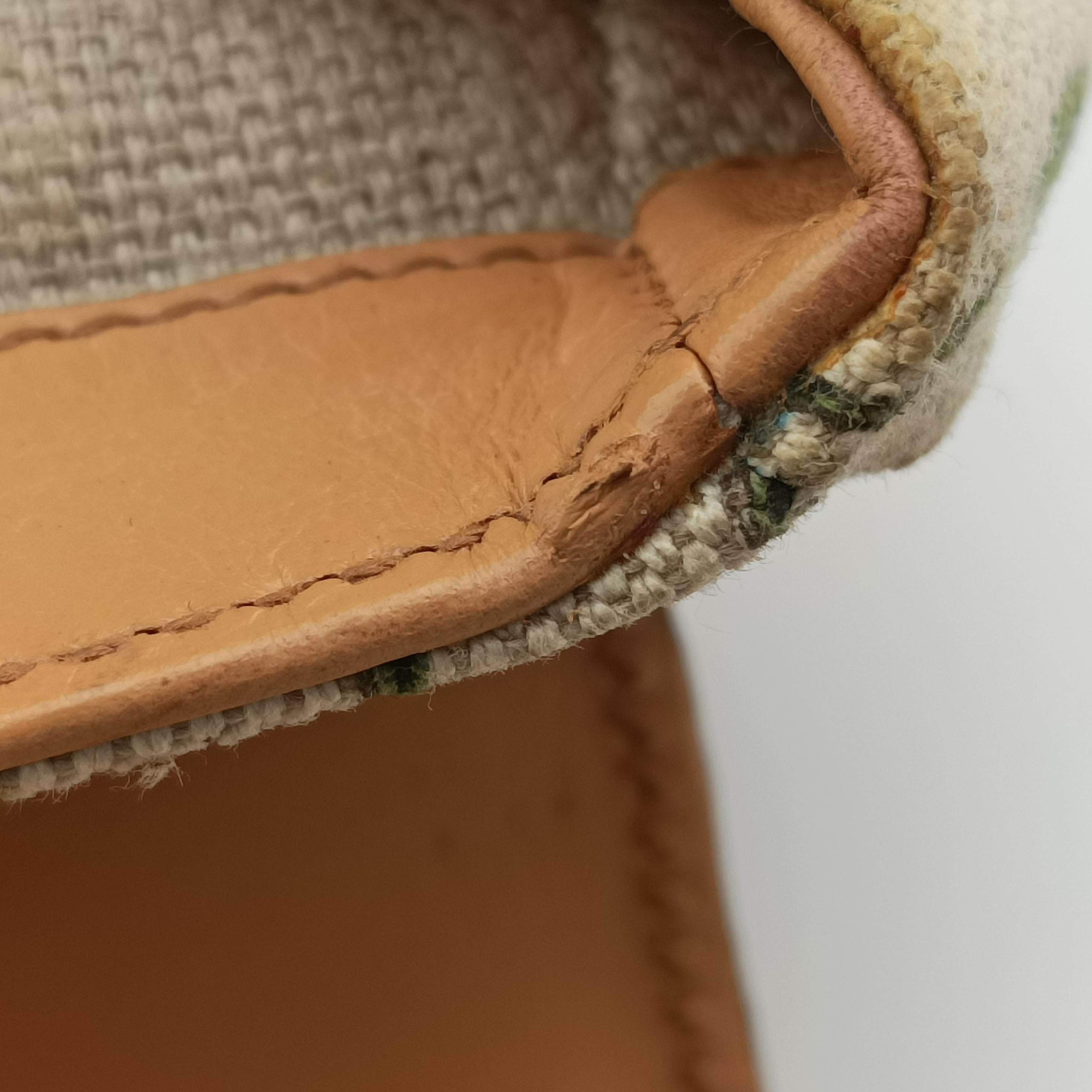 Bamboo Flora Multicolour canvas x leather 137368 バンブー フローラ マルチカラー キャンバス×レザー 137368