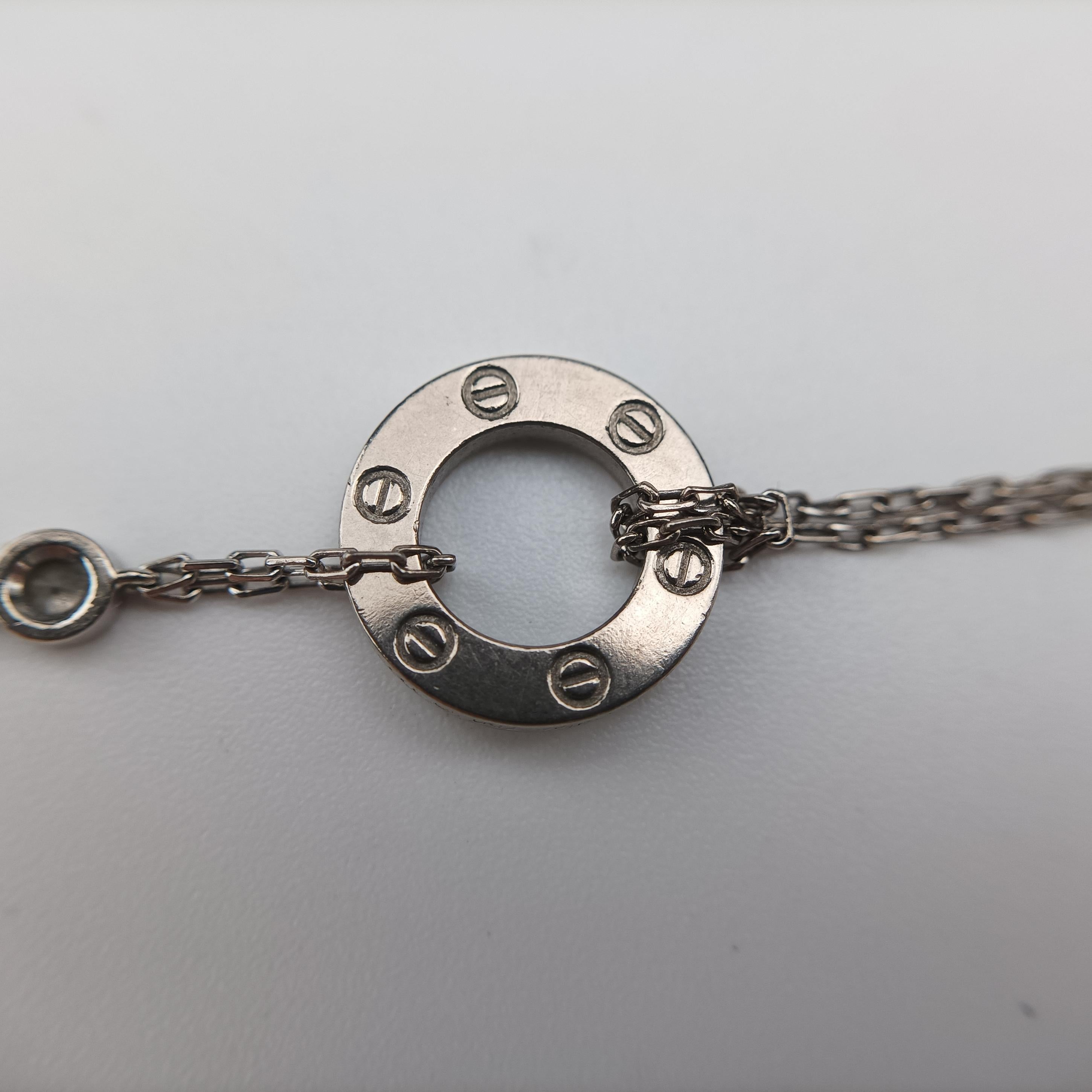 Love Circle DIAMONDS White AU750 B6038100 TM2217ラブサークル ダイヤモンド ホワイト AU750 B6038100 TM2217