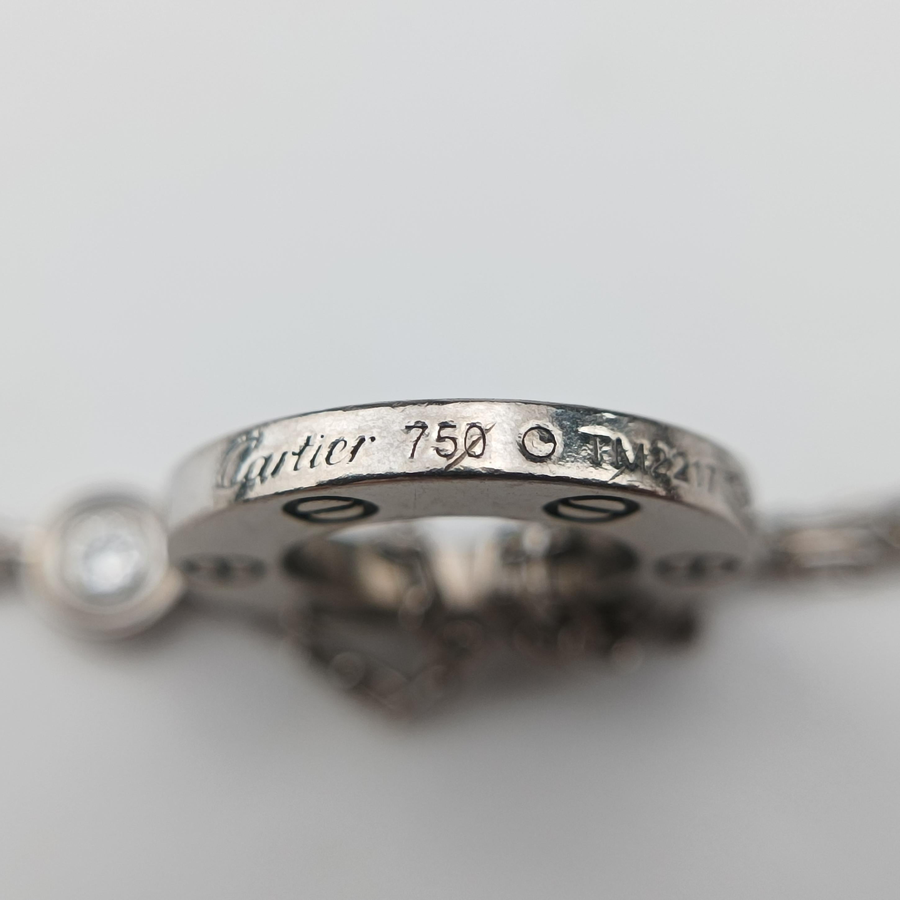 Love Circle DIAMONDS White AU750 B6038100 TM2217ラブサークル ダイヤモンド ホワイト AU750 B6038100 TM2217