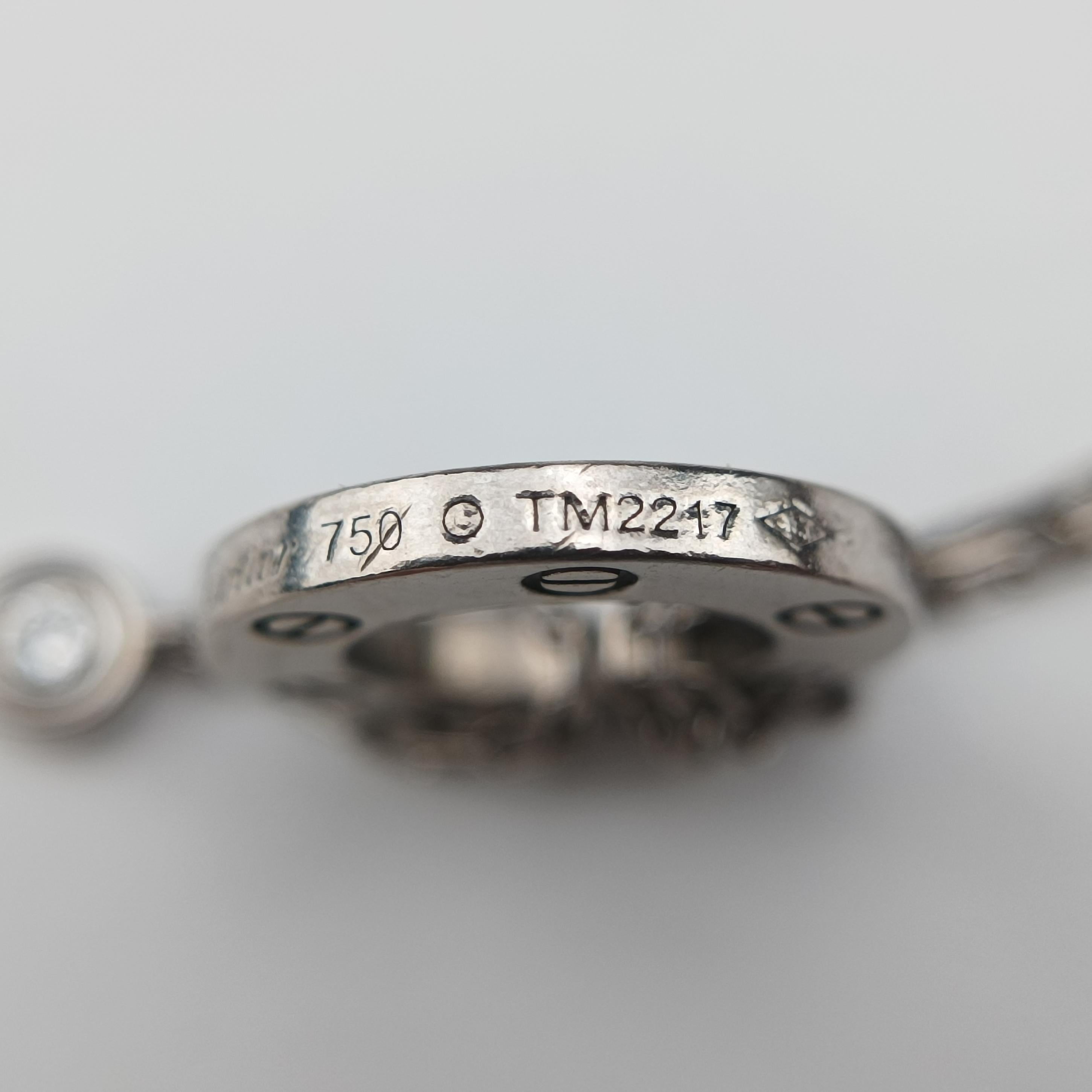 Love Circle DIAMONDS White AU750 B6038100 TM2217ラブサークル ダイヤモンド ホワイト AU750 B6038100 TM2217