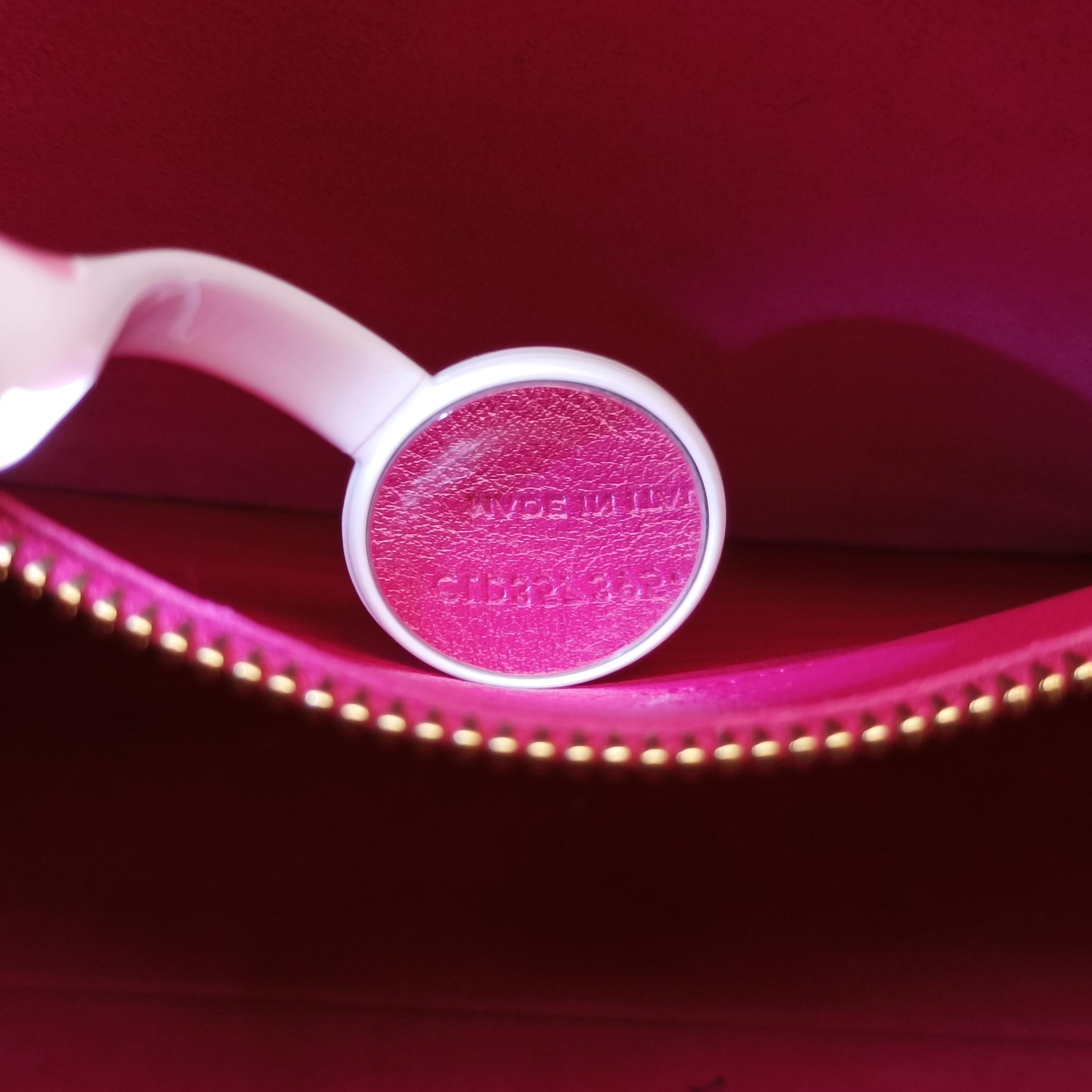 baby Cabas Rose leather 357395 CLD357395.1214ベイビーカバス ローズ レッド レザー 357395 CLD357395.1214