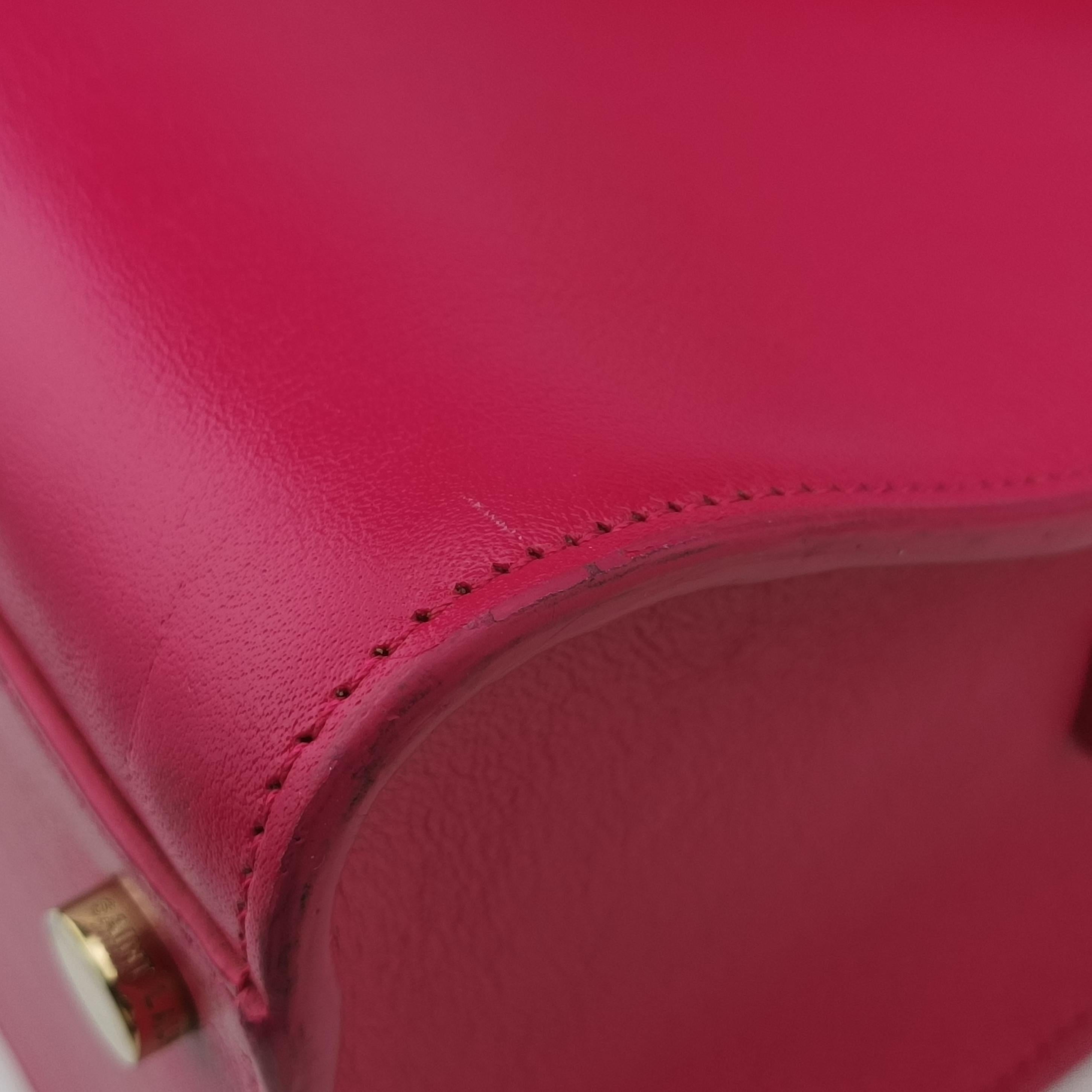 baby Cabas Rose leather 357395 CLD357395.1214ベイビーカバス ローズ レッド レザー 357395 CLD357395.1214