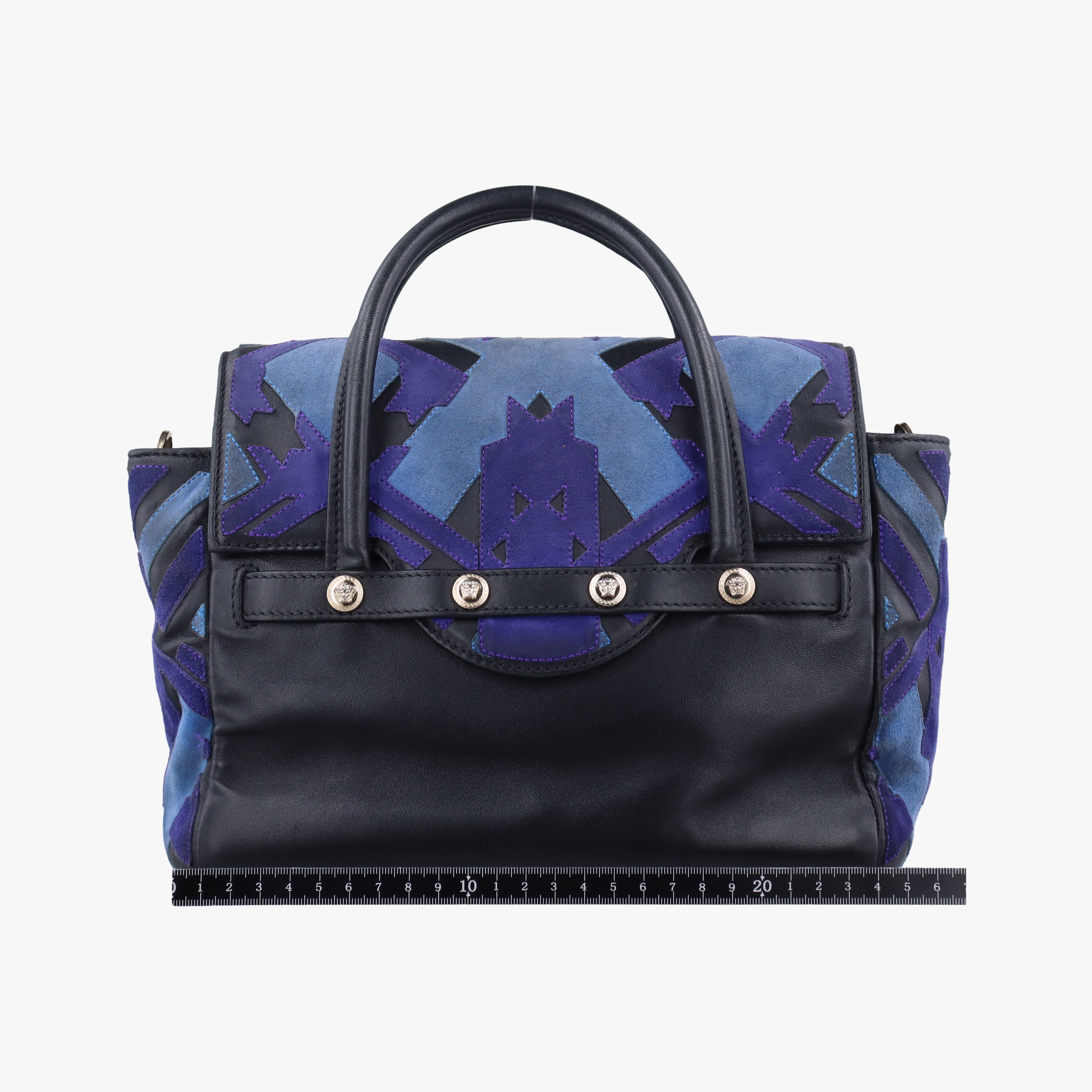 Patchwork medusa blue×Multicolour suede CLG 193 215 055 071パッチワークメデューサ ブルー×マルチカラー スエード CLG 193 215 055 071