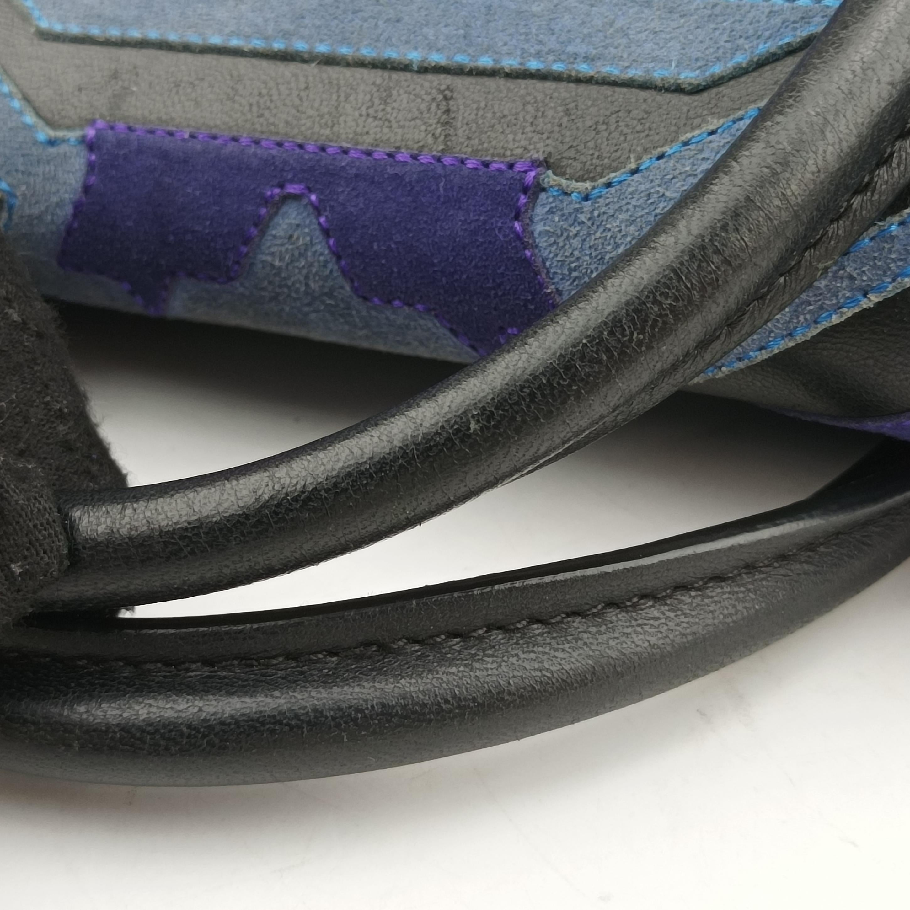 Patchwork medusa blue×Multicolour suede CLG 193 215 055 071パッチワークメデューサ ブルー×マルチカラー スエード CLG 193 215 055 071