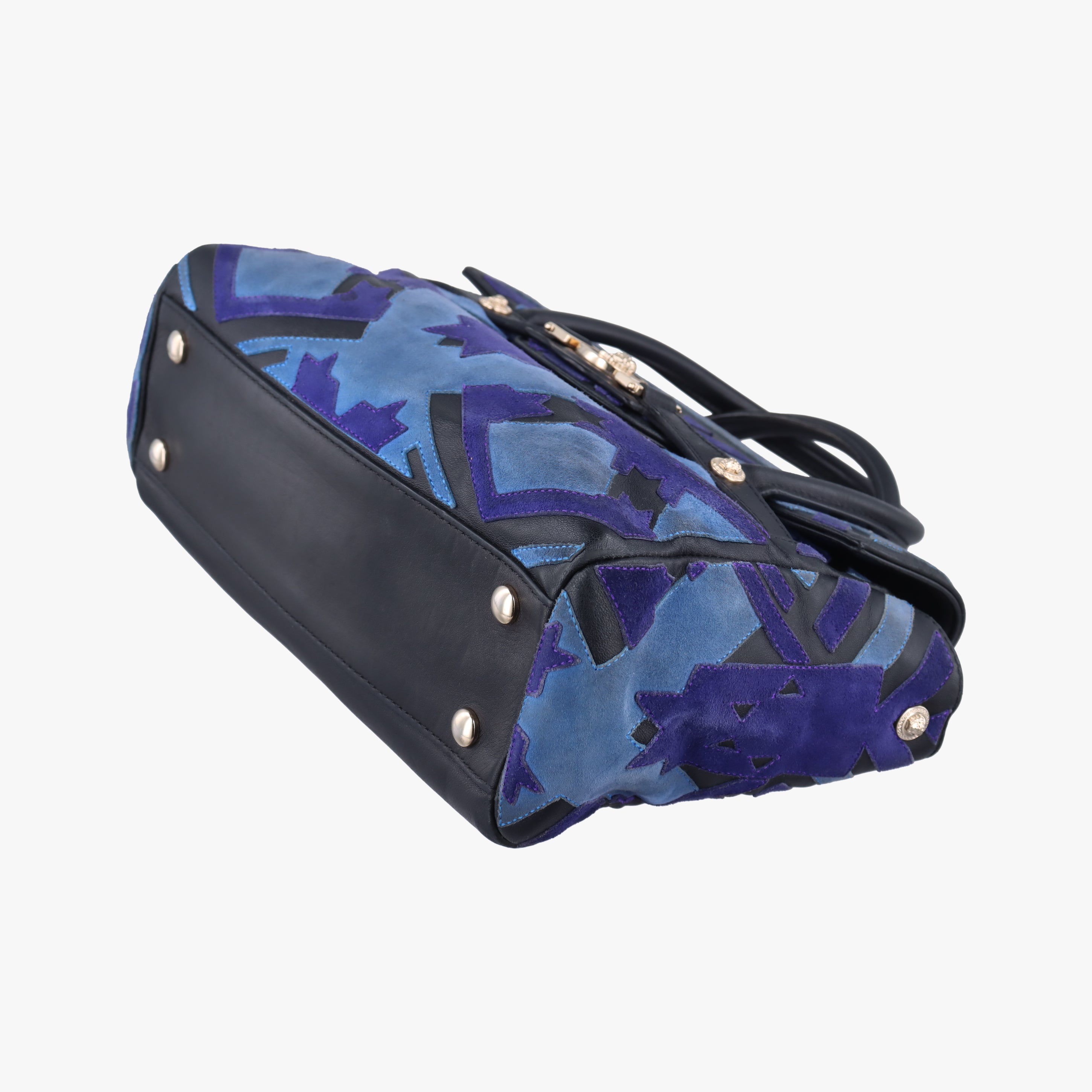 Patchwork medusa blue×Multicolour suede CLG 193 215 055 071パッチワークメデューサ ブルー×マルチカラー スエード CLG 193 215 055 071