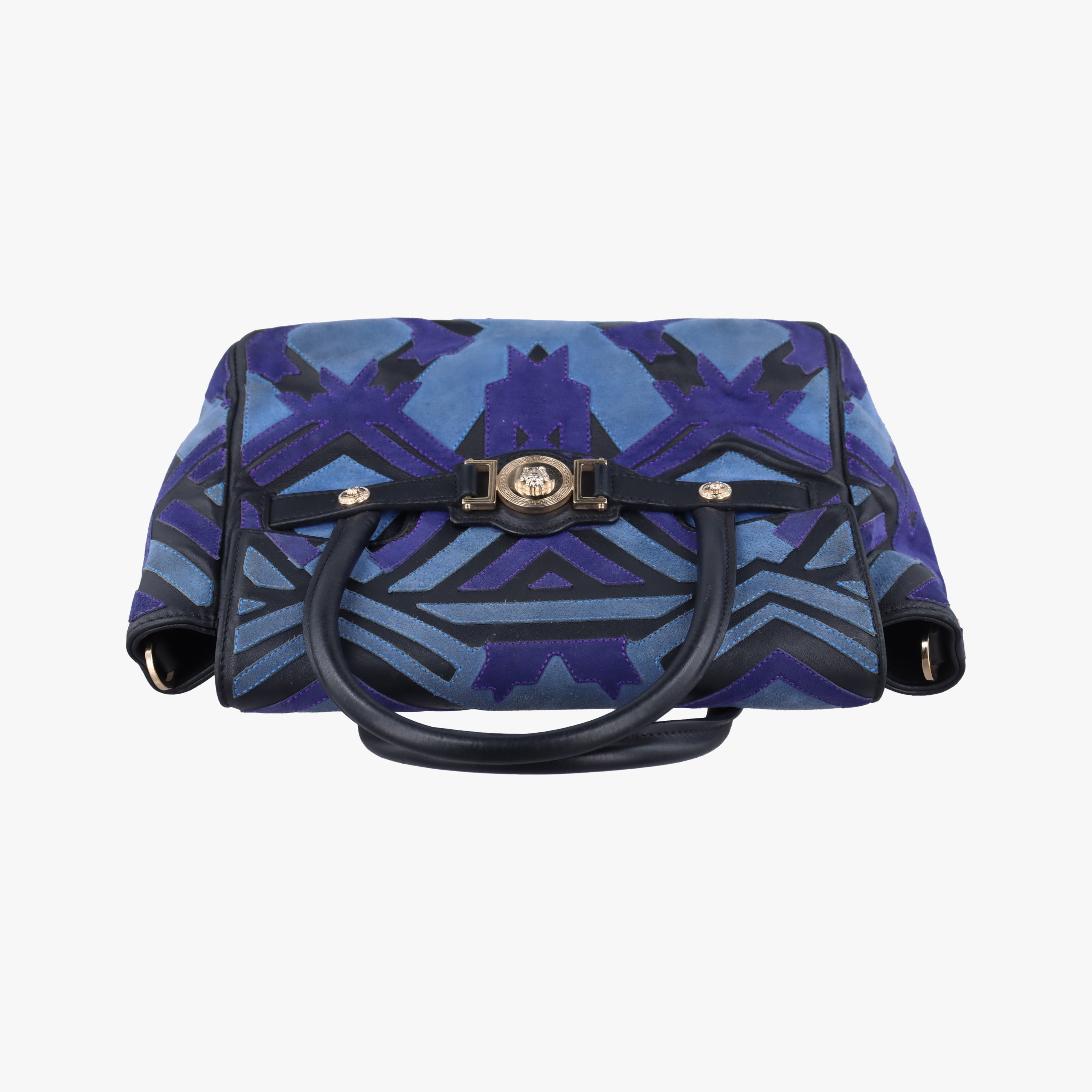 Patchwork medusa blue×Multicolour suede CLG 193 215 055 071パッチワークメデューサ ブルー×マルチカラー スエード CLG 193 215 055 071