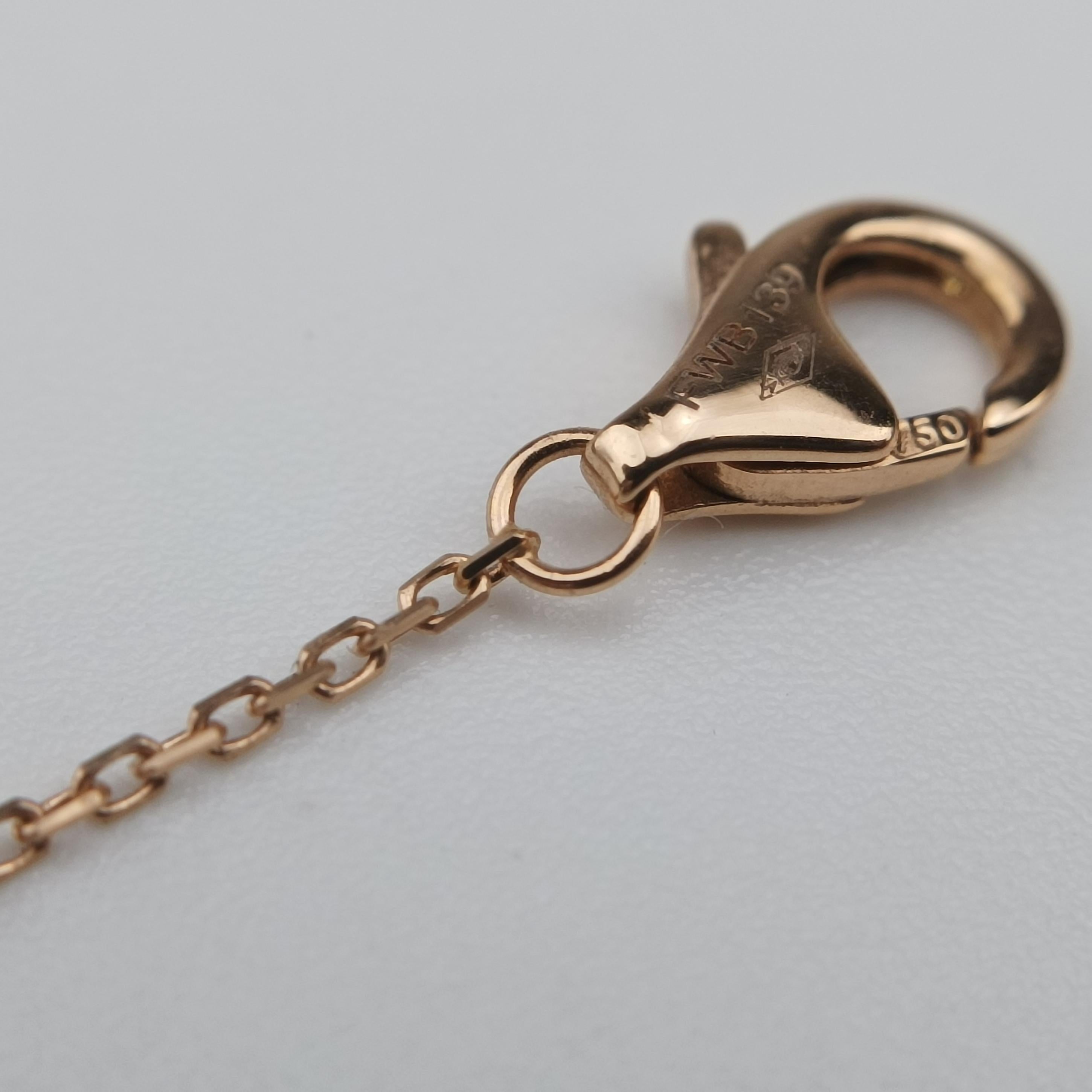 Amulette de Cartier Rose golden×Green AU750 B7224550 FWB139アミュレット ドゥ カルティエ ローズゴールド×グリーン AU750 B7224550 FWB139