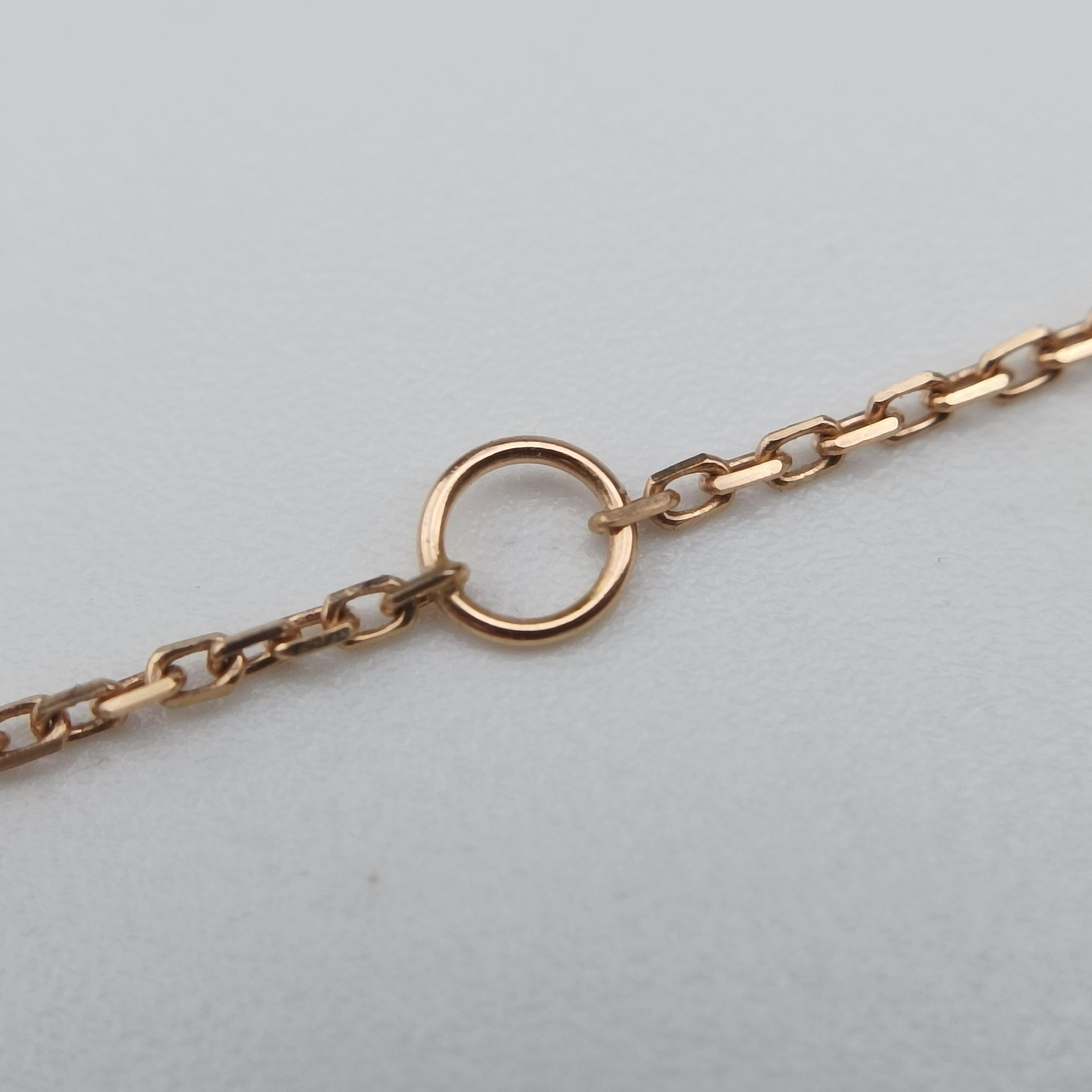 Amulette de Cartier Rose golden×Green AU750 B7224550 FWB139アミュレット ドゥ カルティエ ローズゴールド×グリーン AU750 B7224550 FWB139