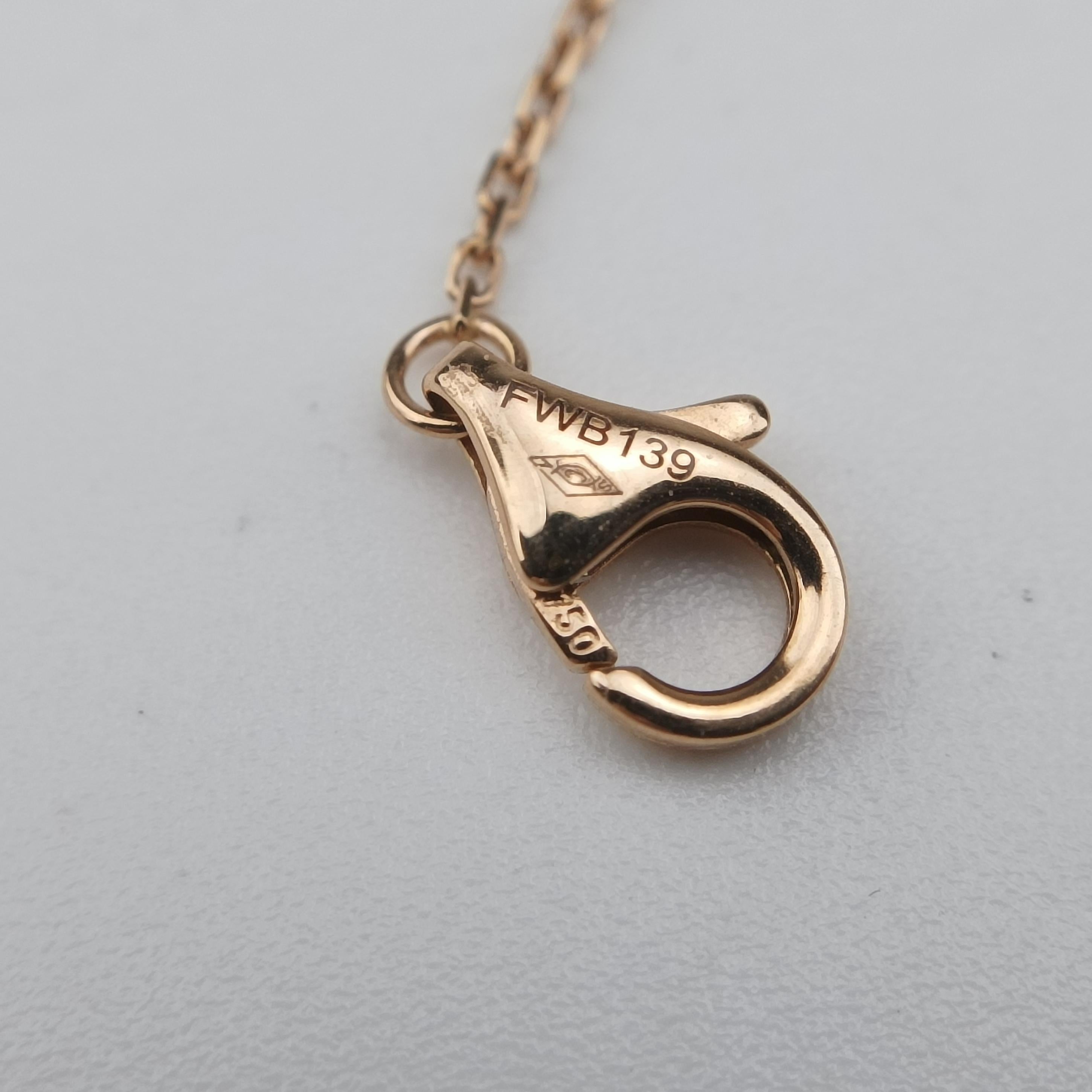 Amulette de Cartier Rose golden×Green AU750 B7224550 FWB139アミュレット ドゥ カルティエ ローズゴールド×グリーン AU750 B7224550 FWB139