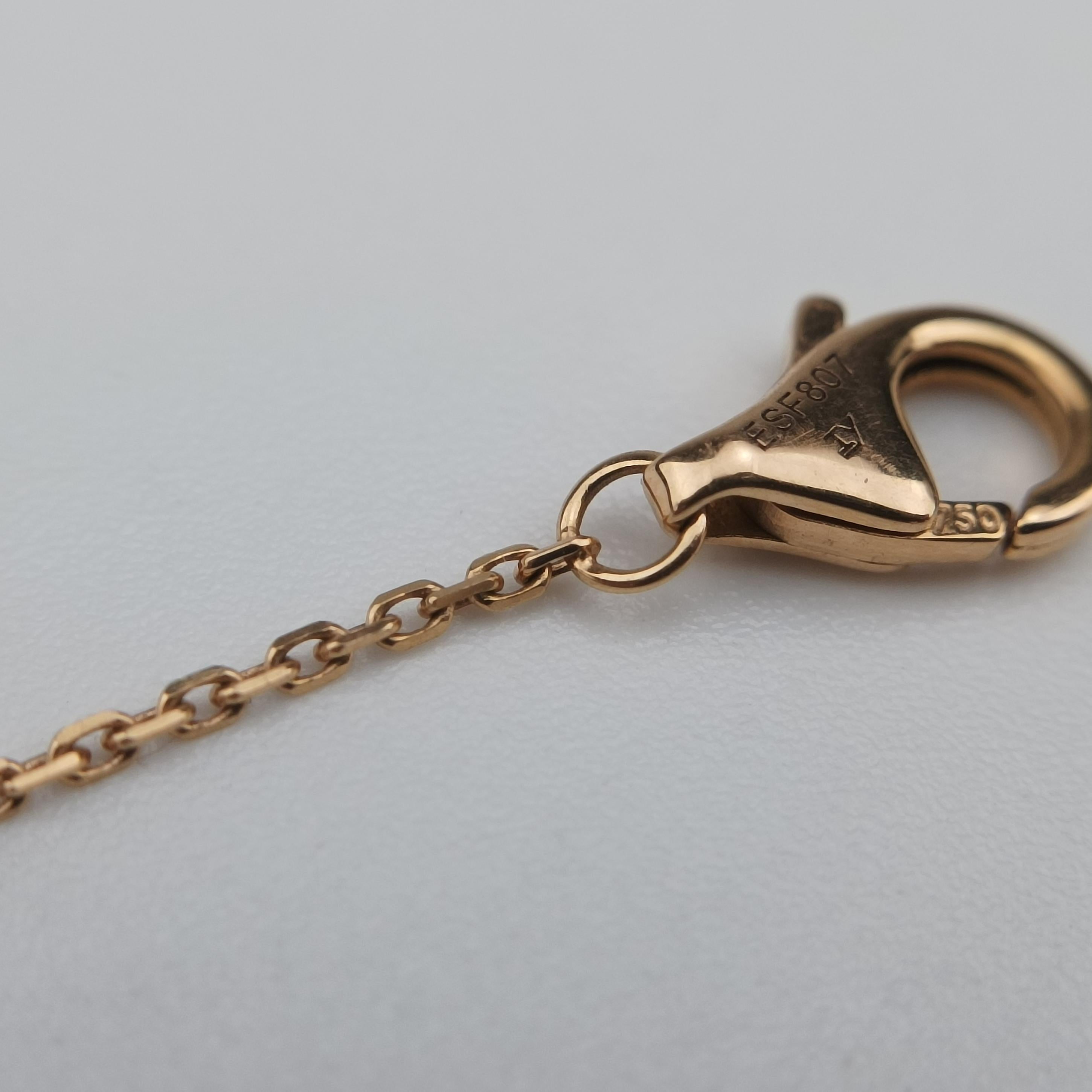 Amulette de Cartier Rose golden×Green AU750 B6047115 ESF807アミュレット ドゥ カルティエ ローズゴールド×グリーン AU750 B6047115 ESF807