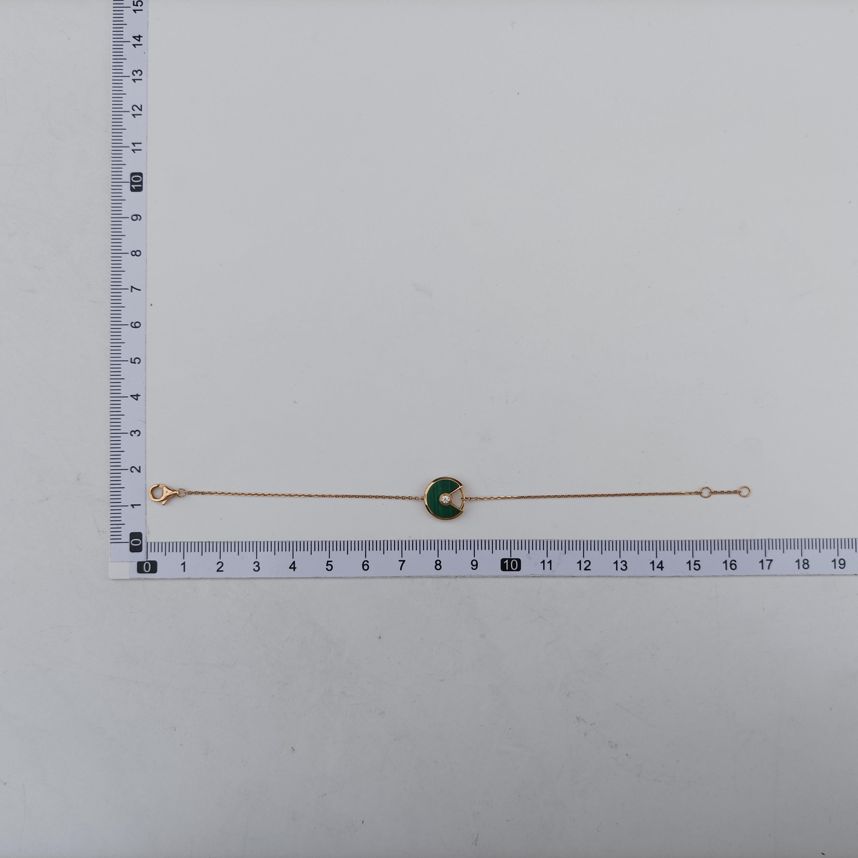 Amulette de Cartier Rose golden×Green AU750 B6047115 ESF807アミュレット ドゥ カルティエ ローズゴールド×グリーン AU750 B6047115 ESF807