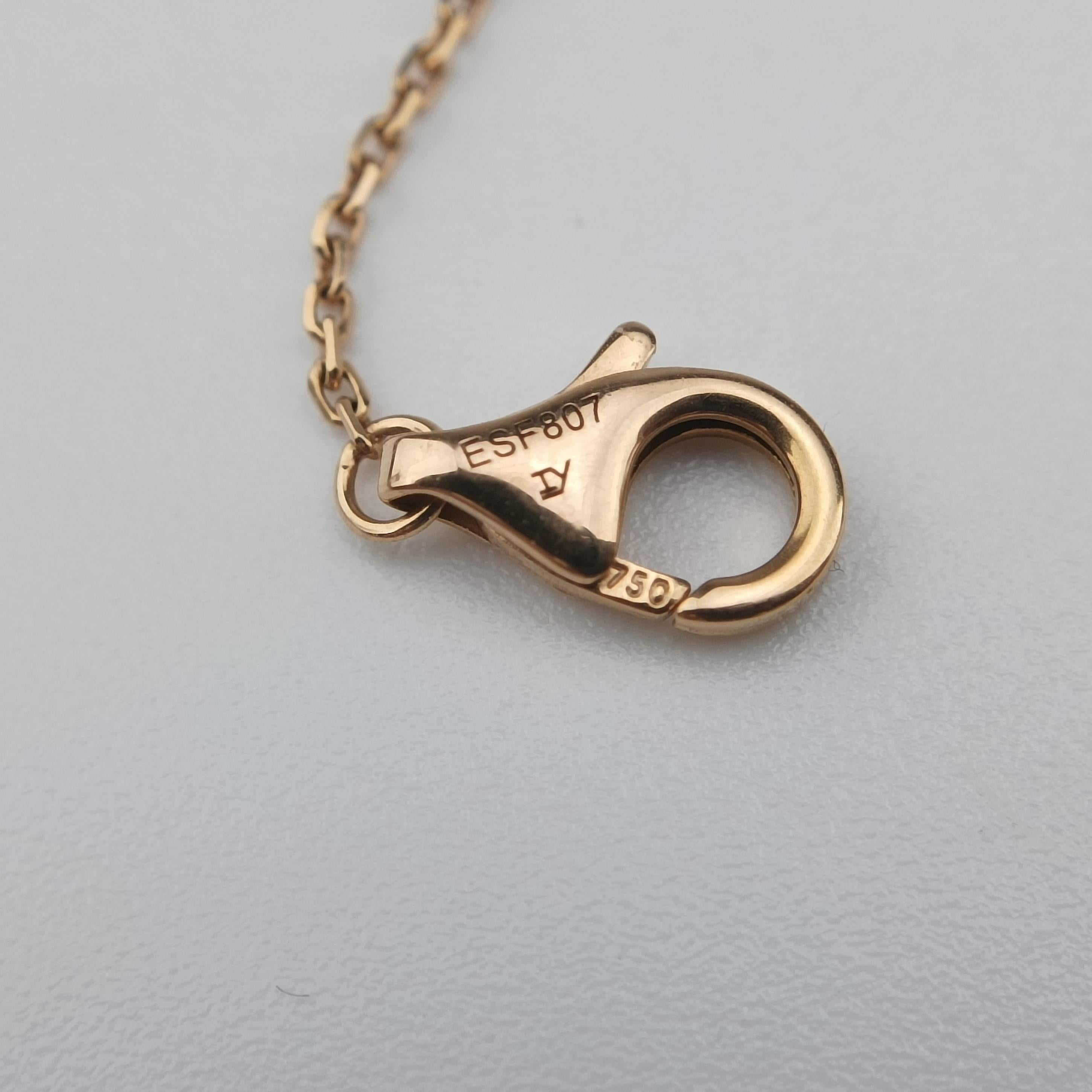 Amulette de Cartier Rose golden×Green AU750 B6047115 ESF807アミュレット ドゥ カルティエ ローズゴールド×グリーン AU750 B6047115 ESF807