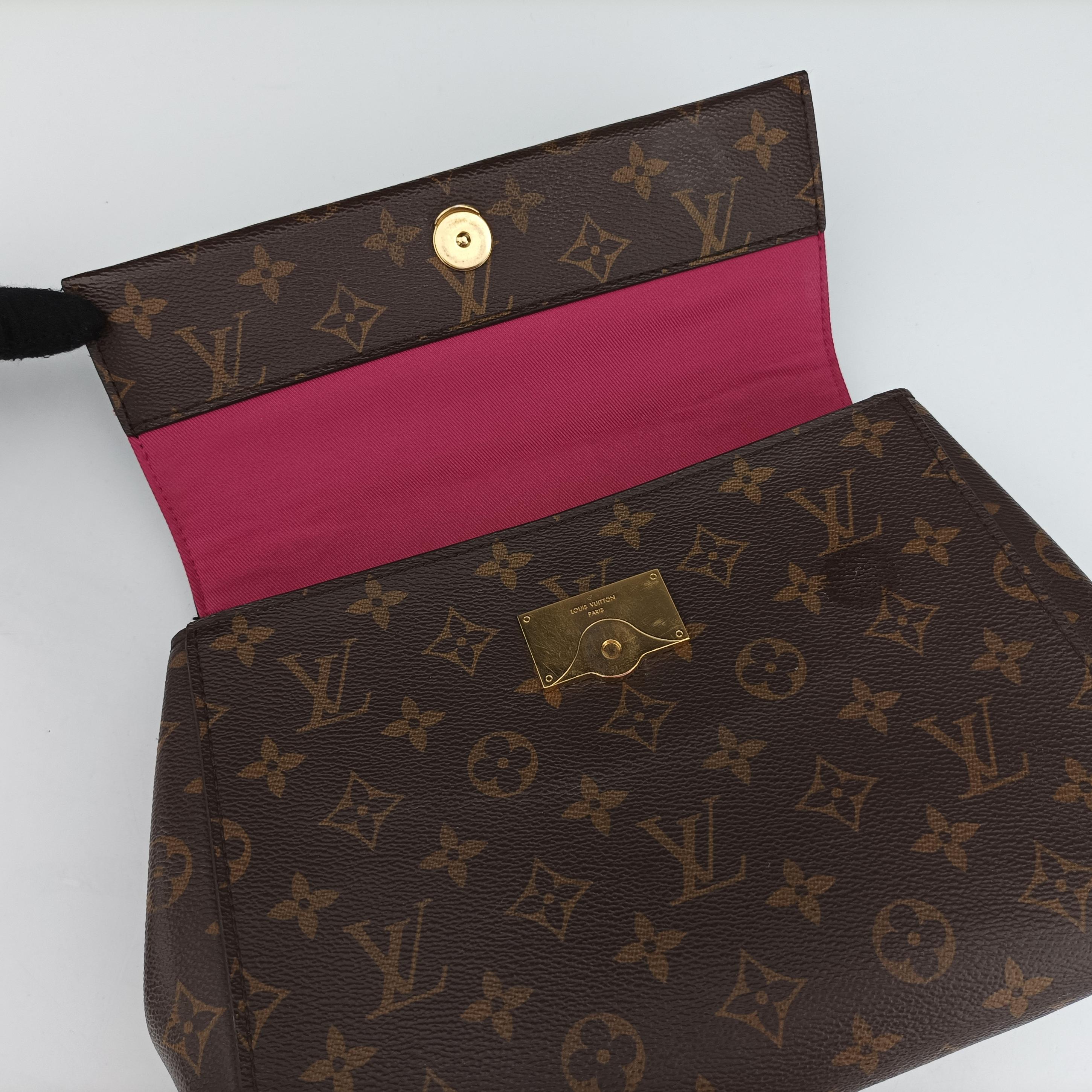 CLUNY BB Brown×FUCHSIA Monogram Canvas M42738 CA0187 IC ChipクリュニーBB モノグラム/ブラウン系×フューシャ モノグラムキャンバス M42738 CA0187 ICチップ