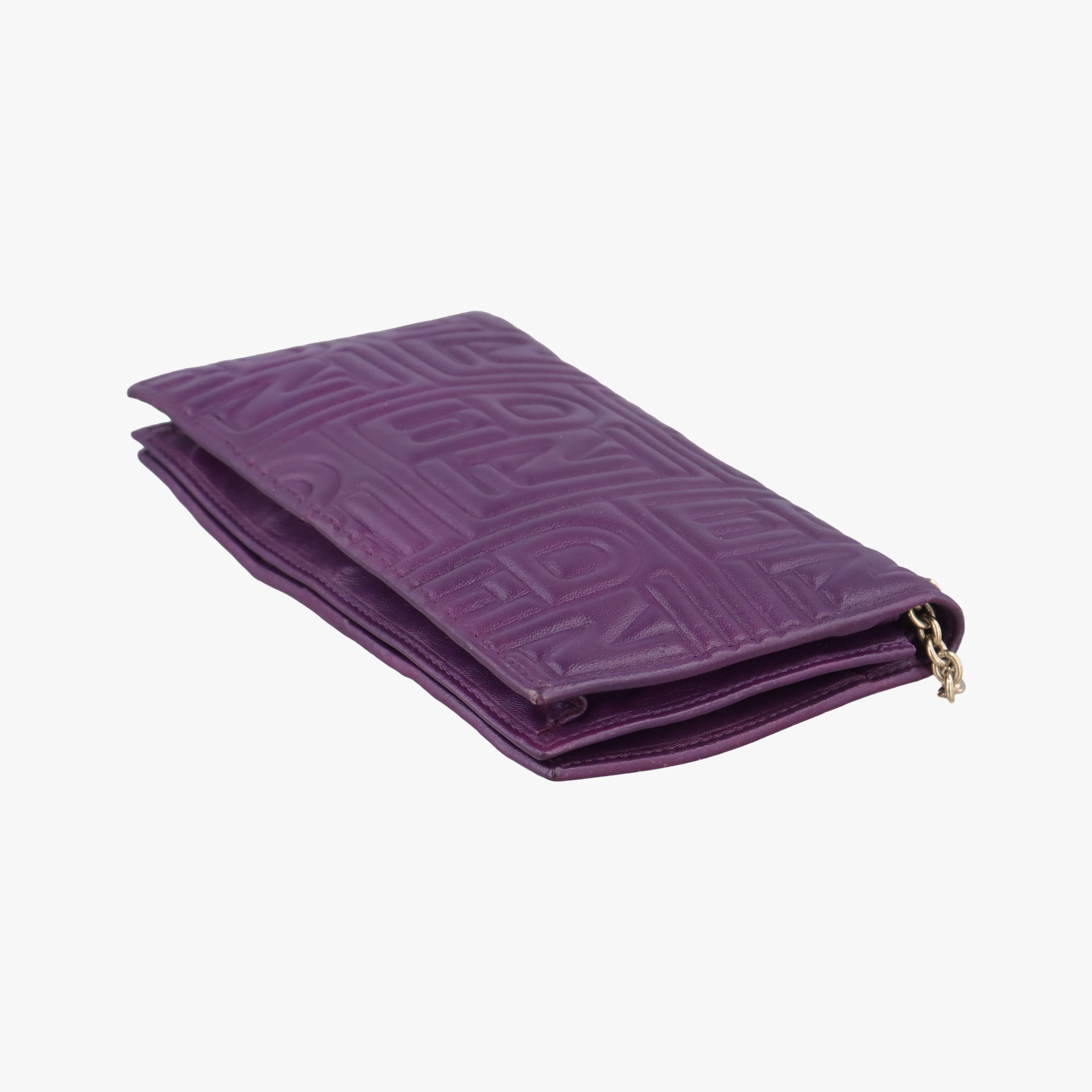 Embossed Logo Purple Leather 8M0219 2401-8M0219-YMY-089エンボス ロゴ パープル レザー 8M0219 2401-8M0219-YMY-089
