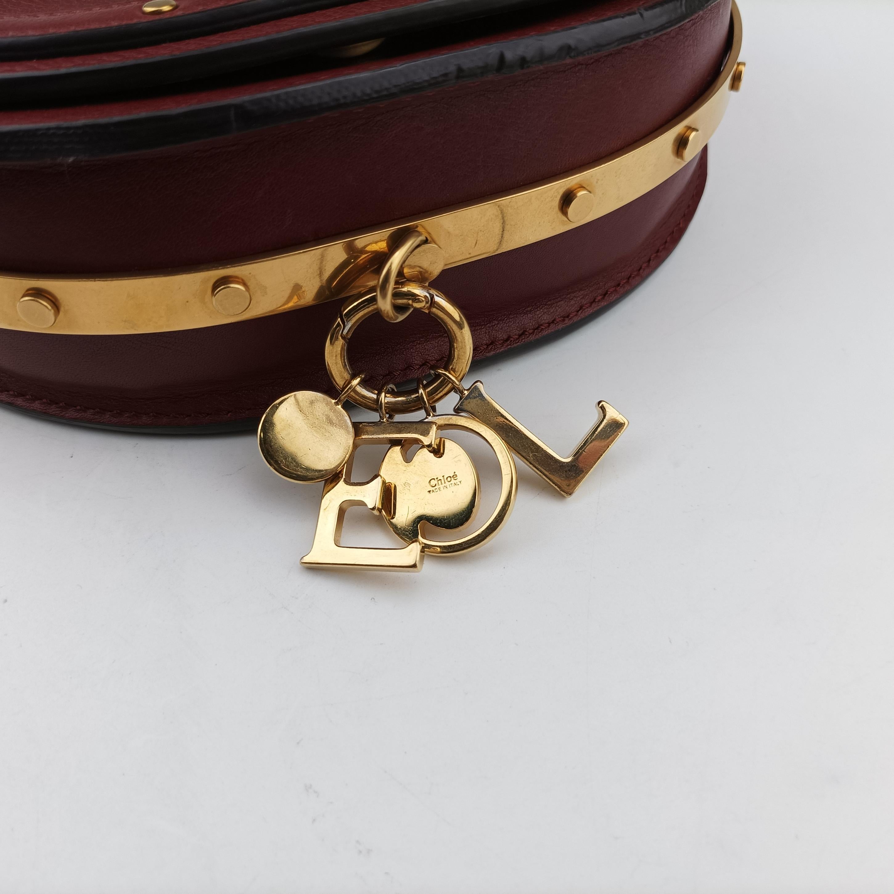 Nile Minaudiere Burgundy Leather 03-17-99-65ナイル ミノディエール ワインレッド レザー 03-17-99-65