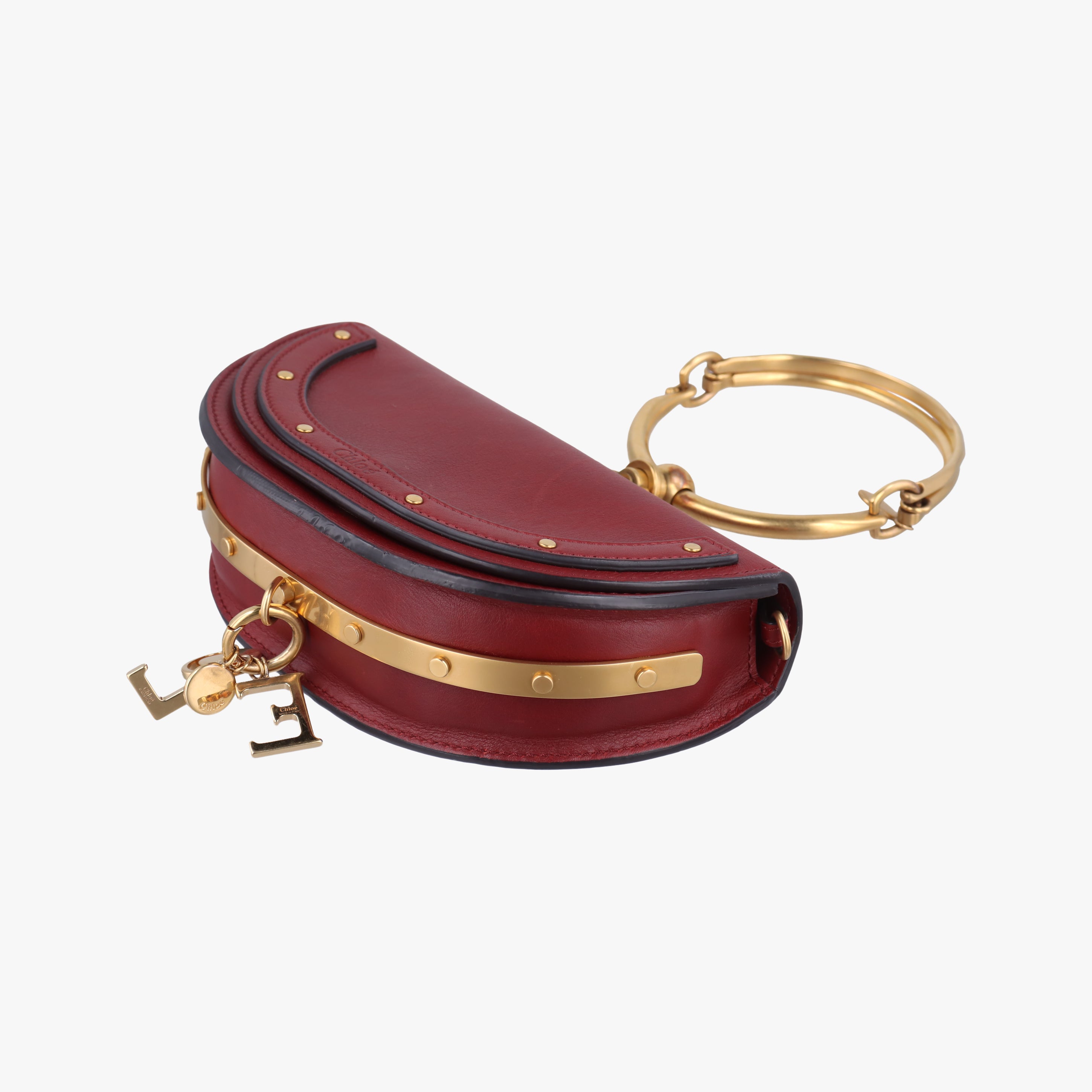 Nile Minaudiere Burgundy Leather 03-17-99-65ナイル ミノディエール ワインレッド レザー 03-17-99-65